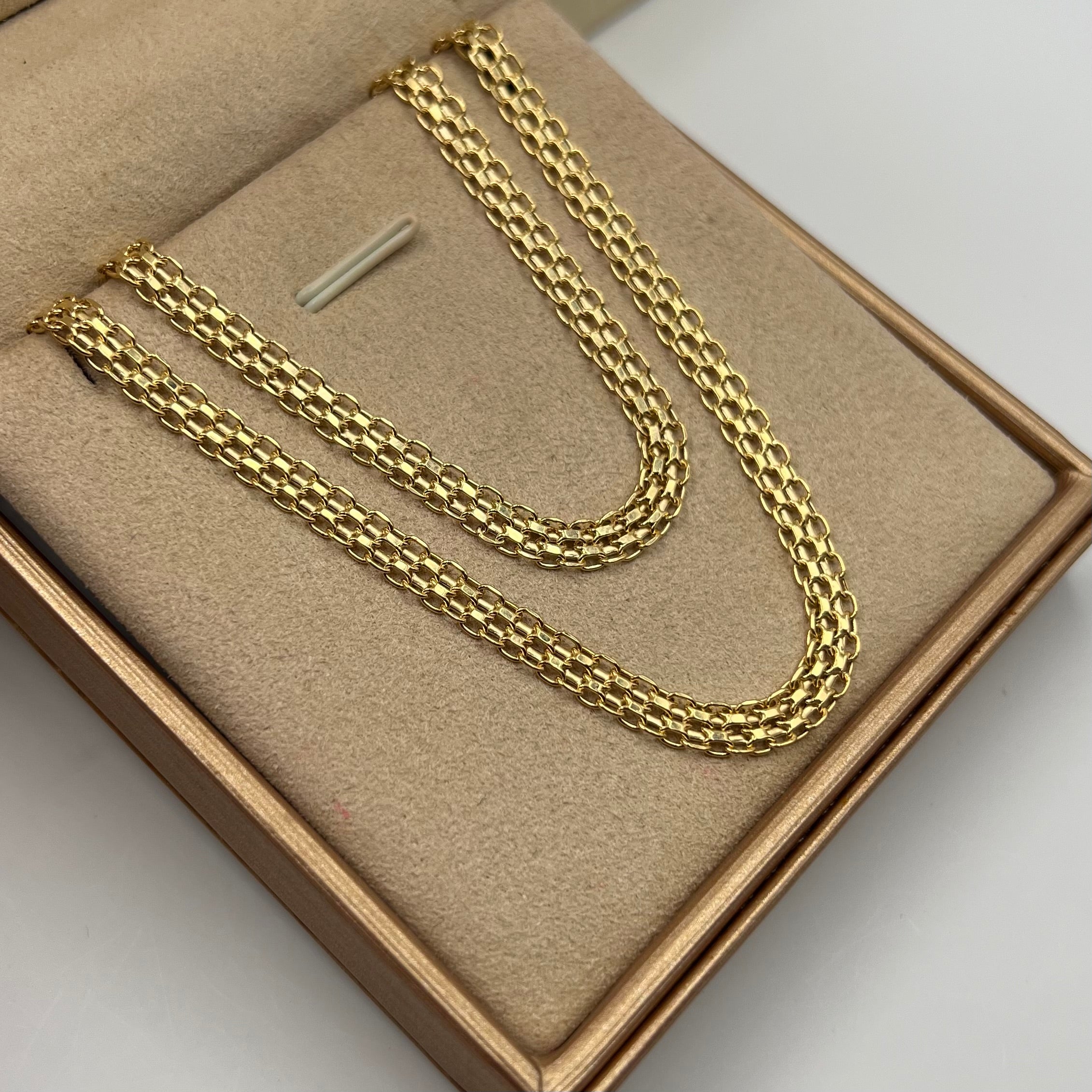 CADENA ITALY CHINA ORO AMARILLO 18K +3 / 8,3 GR / 5 MM / 50 CM