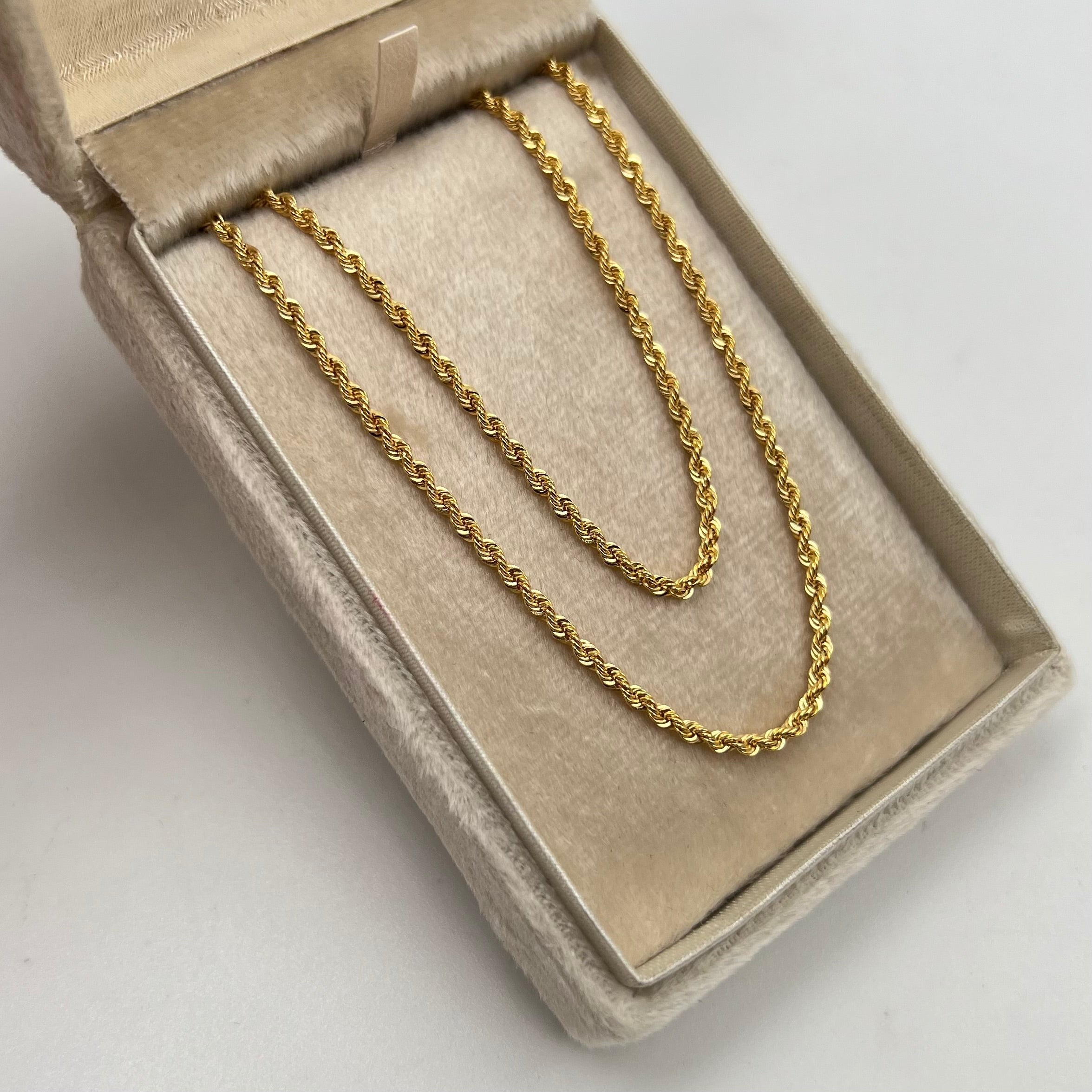 CADENA ITALY LAZO ORO AMARILLO 18K +3 / 2,57 GR / 2,1 MM / 45 CM