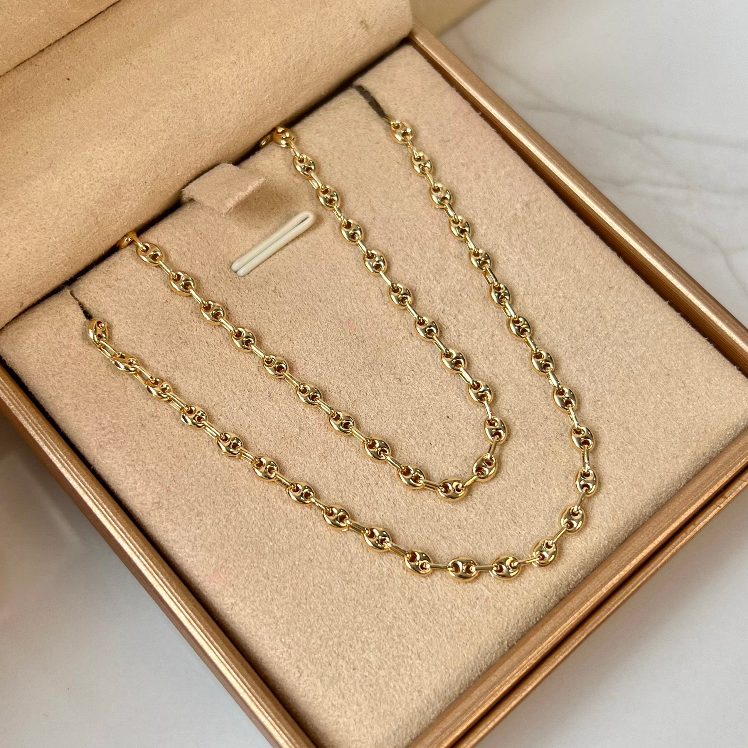 CADENA BABY GC REASA ITALIANA ORO AMARILLO 18K 5,45 GR / 3 MM / 50 CM