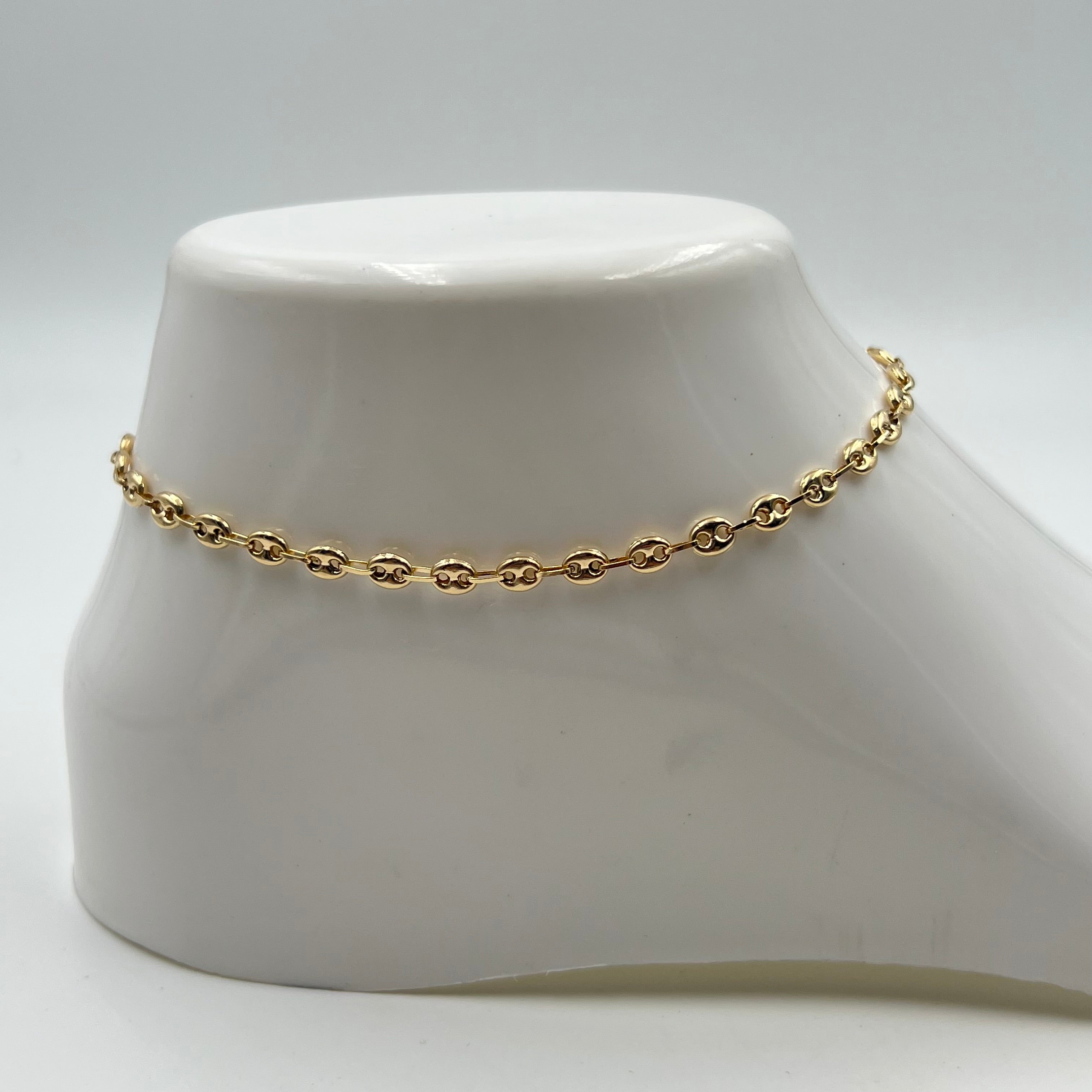 TOBILLERA GC REAZA ITALY  ORO AMARILLO 18K 3,63 GR / 4 MM / 25,5 CM