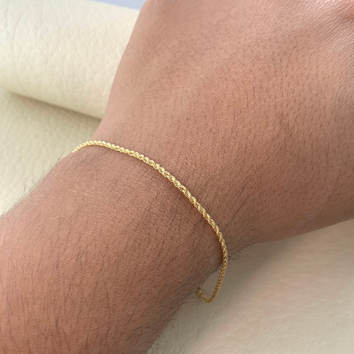 PULSO ITALY LAZO ORO AMARILLO 18K +3 / 1,6 GR / 2 MM / 19 CM