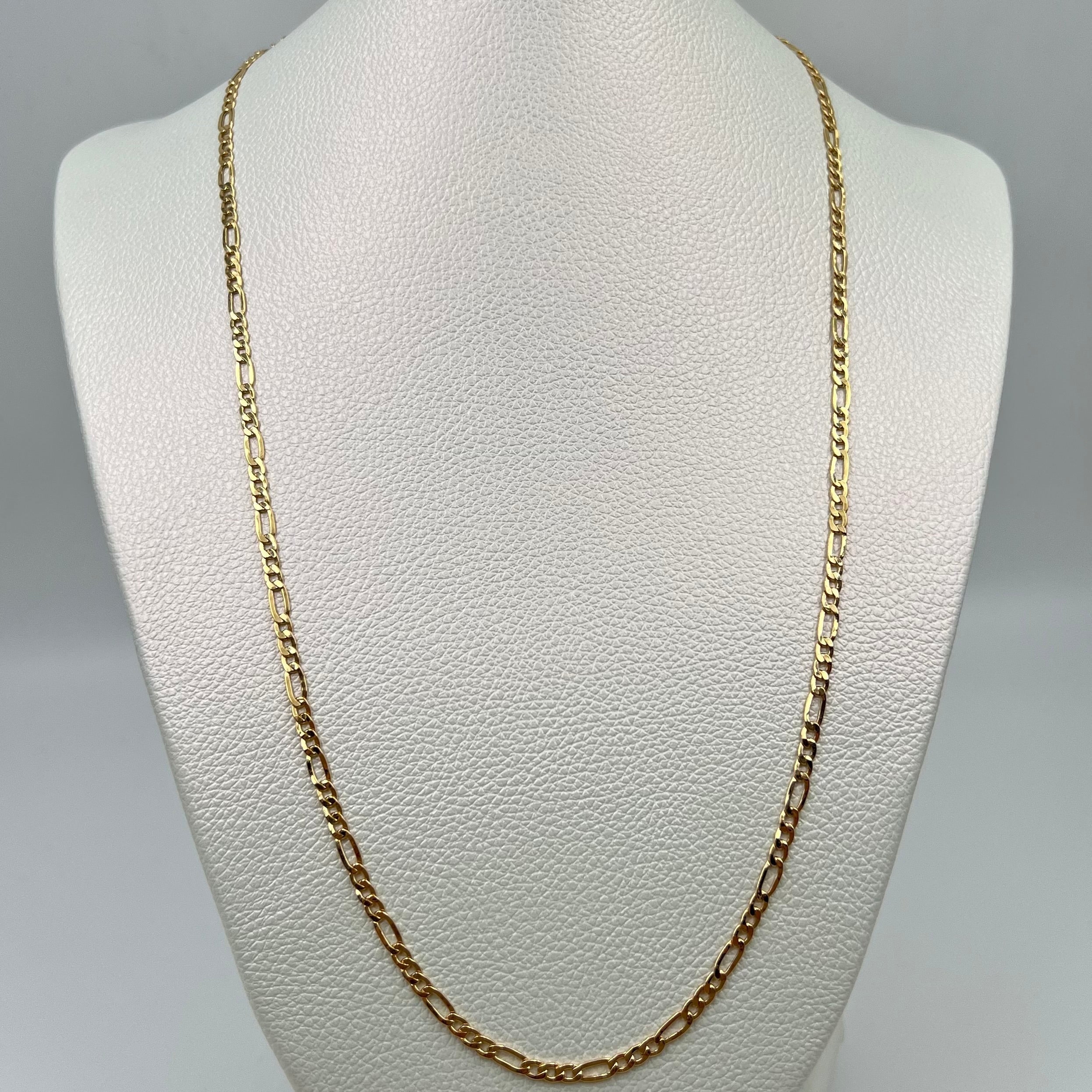 CADENA ITALY FIGARO  ORO AMARILLO 18K +1 / 4,94 GR / 3 MM / 60 CM