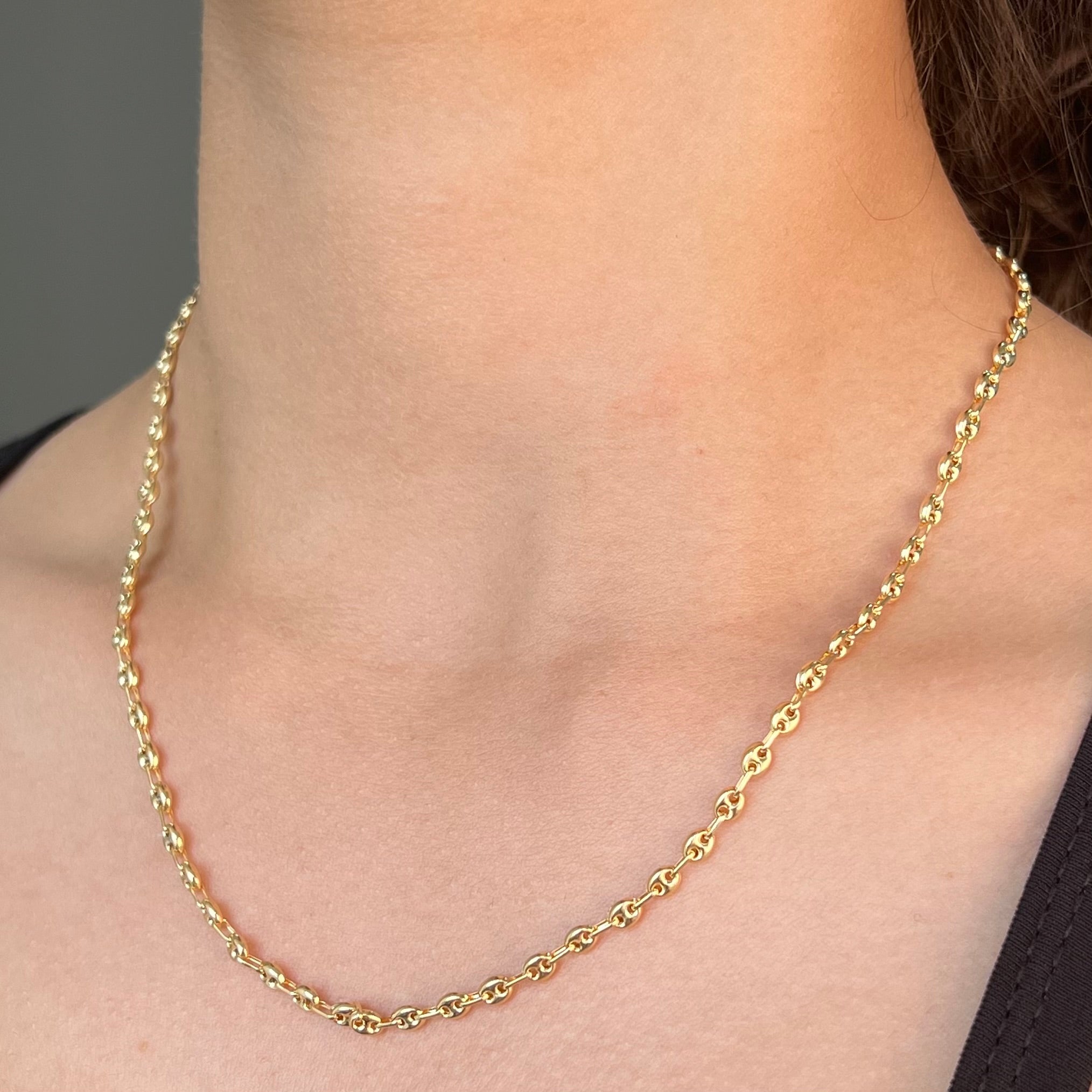 CADENA BABY GC REASA ITALIANA ORO AMARILLO 18K 5,13 GR / 3 MM / 45 CM