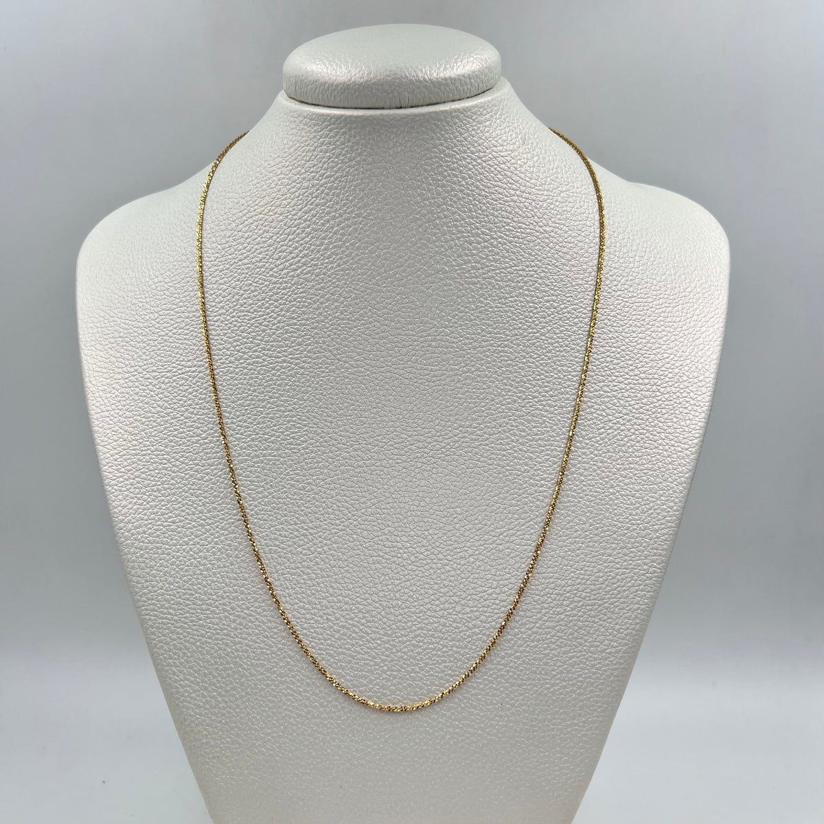 CADENA ITALY TEJIDO ESPECIAL ORO AMARILLO 18K +3 / 2,52 GR / 1,3 MM / 50 CM