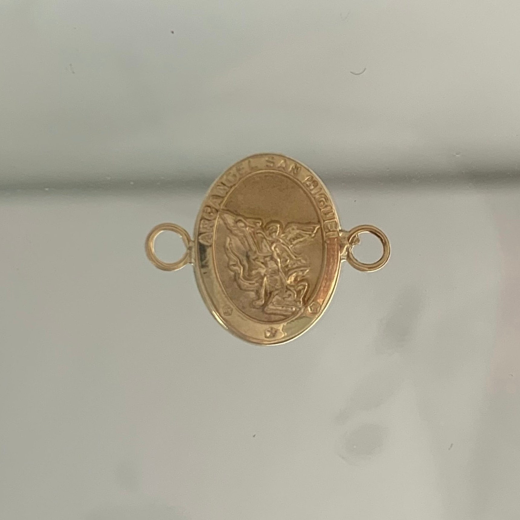 HERRAJE SAN MIGUEL ARCANGEL ORO AMARILLO 18K 0,6 GR / 1,5 CM