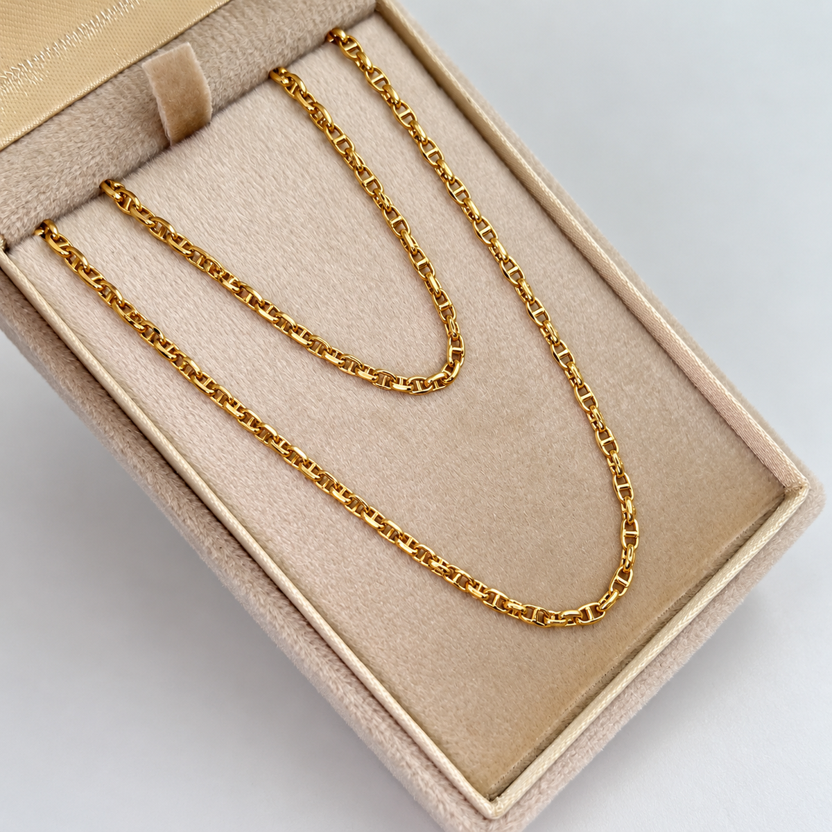 CADENA ITALY GC ORO AMARILLO 18K +1 / 4,25 GR / 2,6 MM / 50 CM