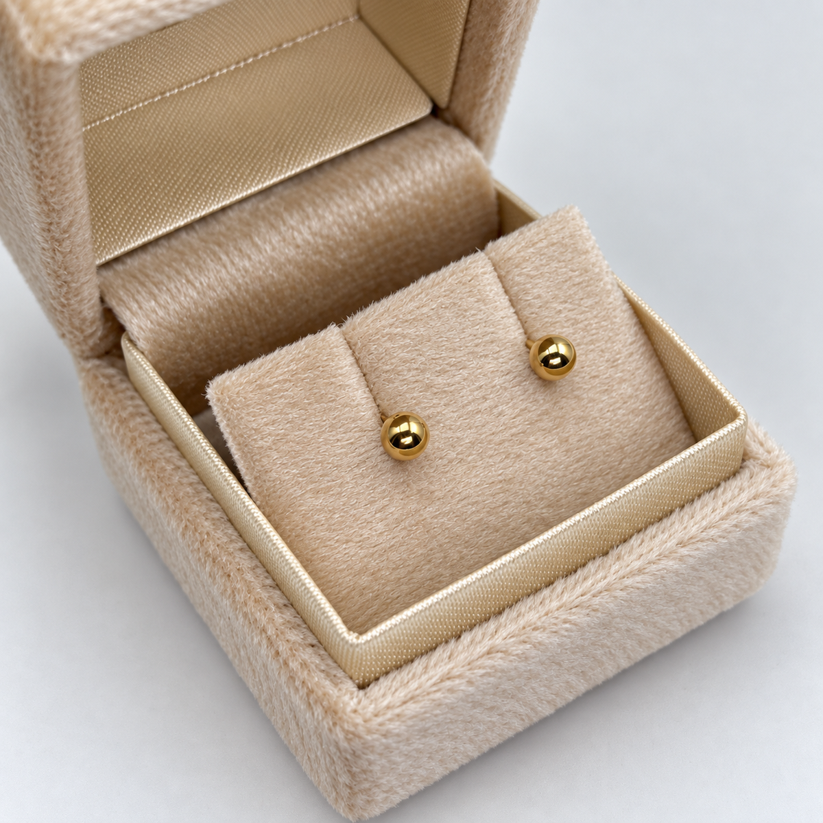 TOPOS BOLA LISA ORO AMARILLO 18K 0,90 GR / 5 MM