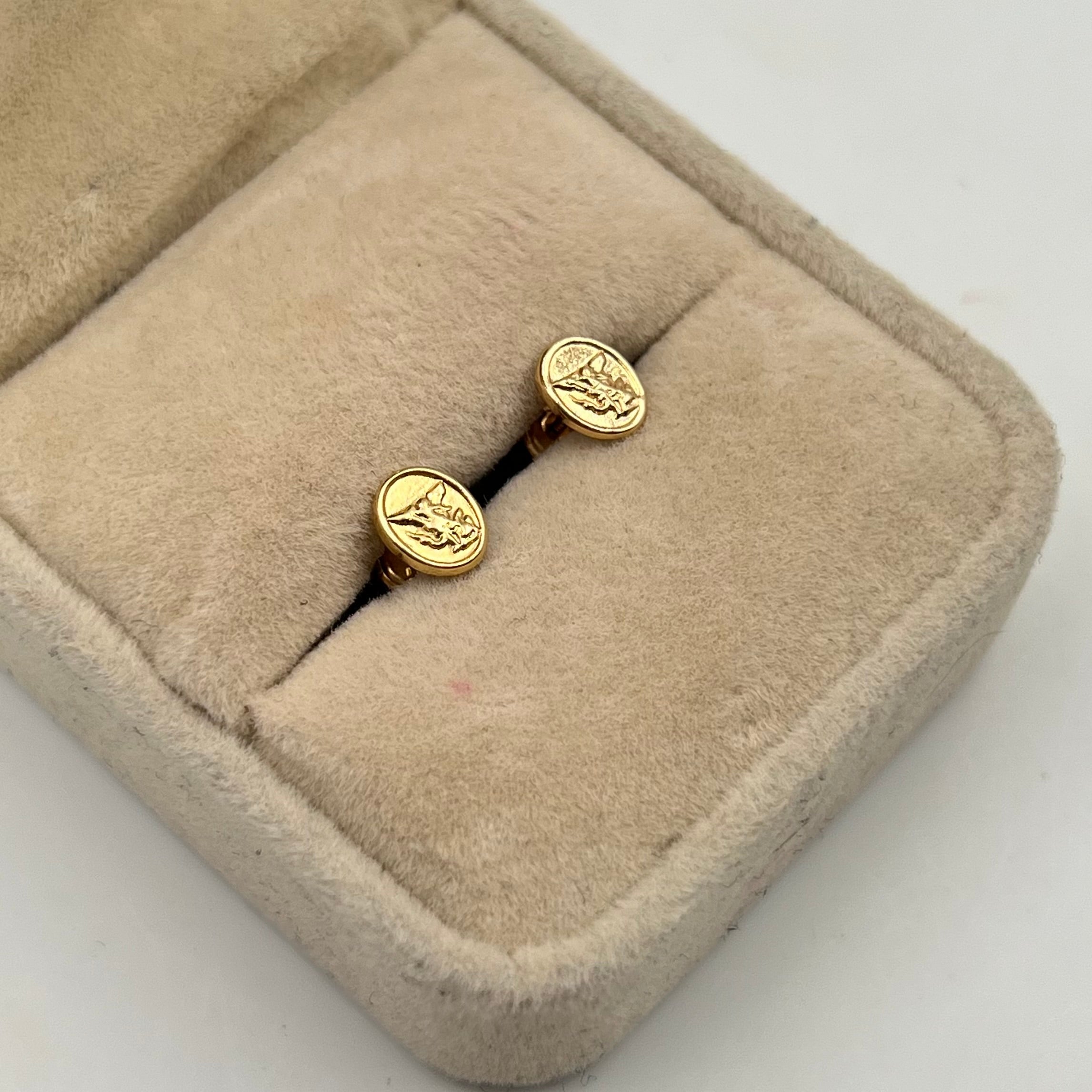 TOPOS SAN MIGUEL ARCANGEL  ORO AMARILLO 18K 0,64 GR / 5 MM