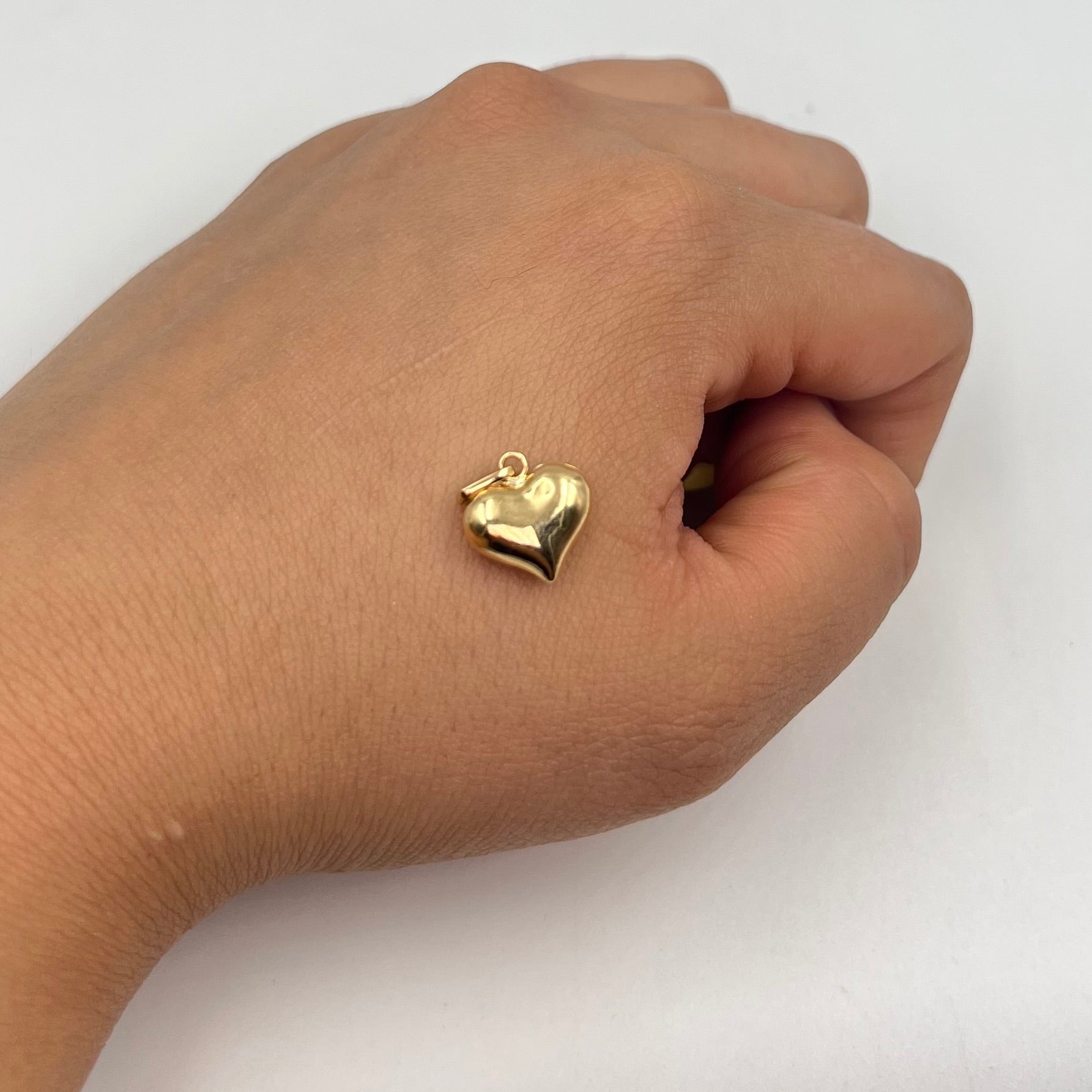 DIJE CORAZON  ORO AMARILLO 18K 0,61 GR / 11 MM / 1,2 CM