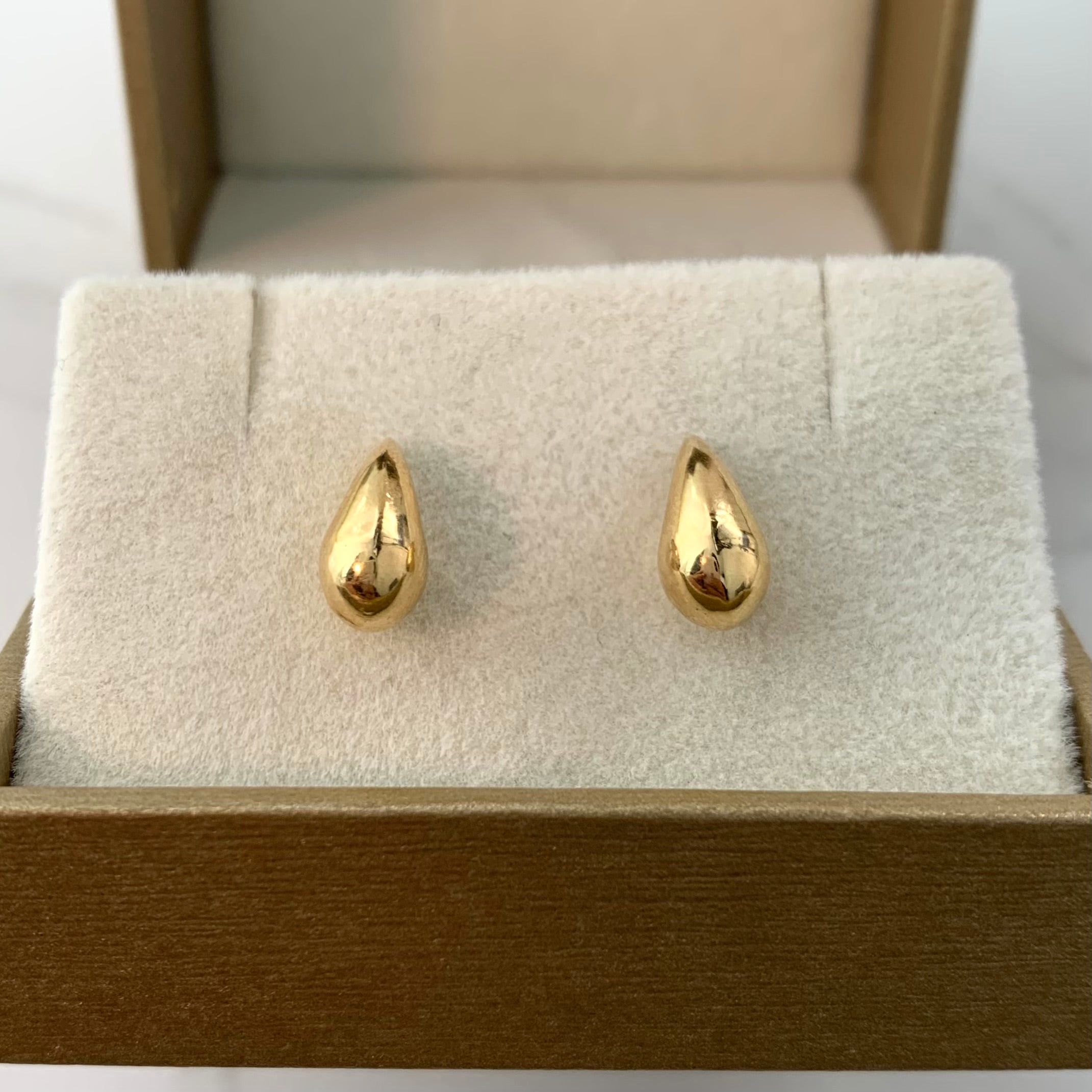 TOPOS GOTA  ORO AMARILLO 18K 1,1 GR / 11 MM