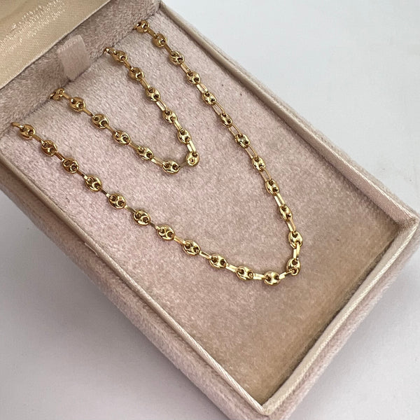 CADENA BABY GC REAZA ITALY ORO AMARILLO 18K +1 / 4,83 GR / 3 MM / 50 CM