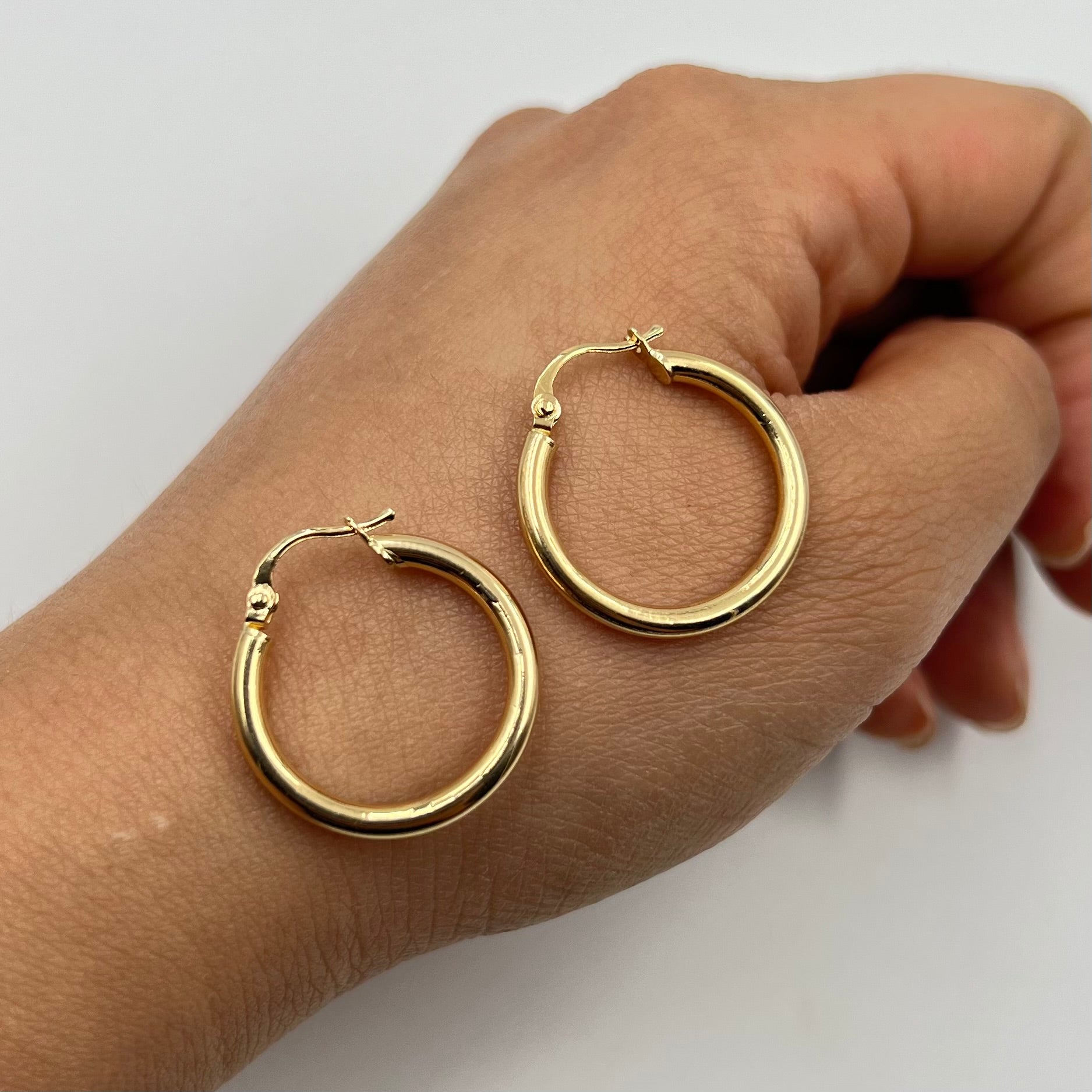 CANDONGA LISA ORO AMARILLO 18K 2,14 GR / 2,2 CM