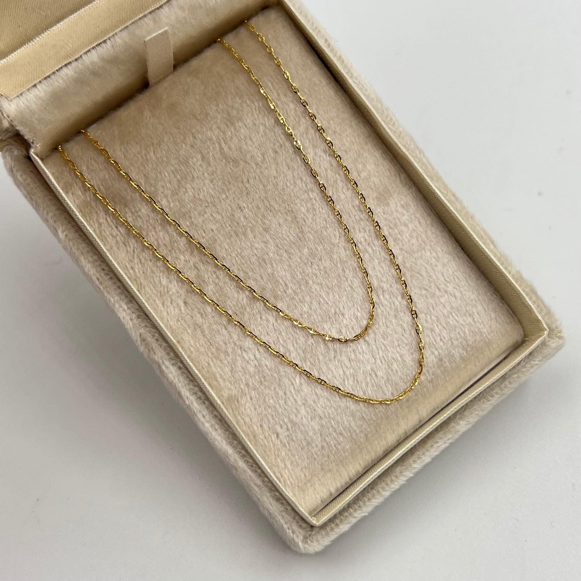 CADENA ITALY GC ORO AMARILLO 18K +3 / 1,38 GR / 1 MM / 50 CM