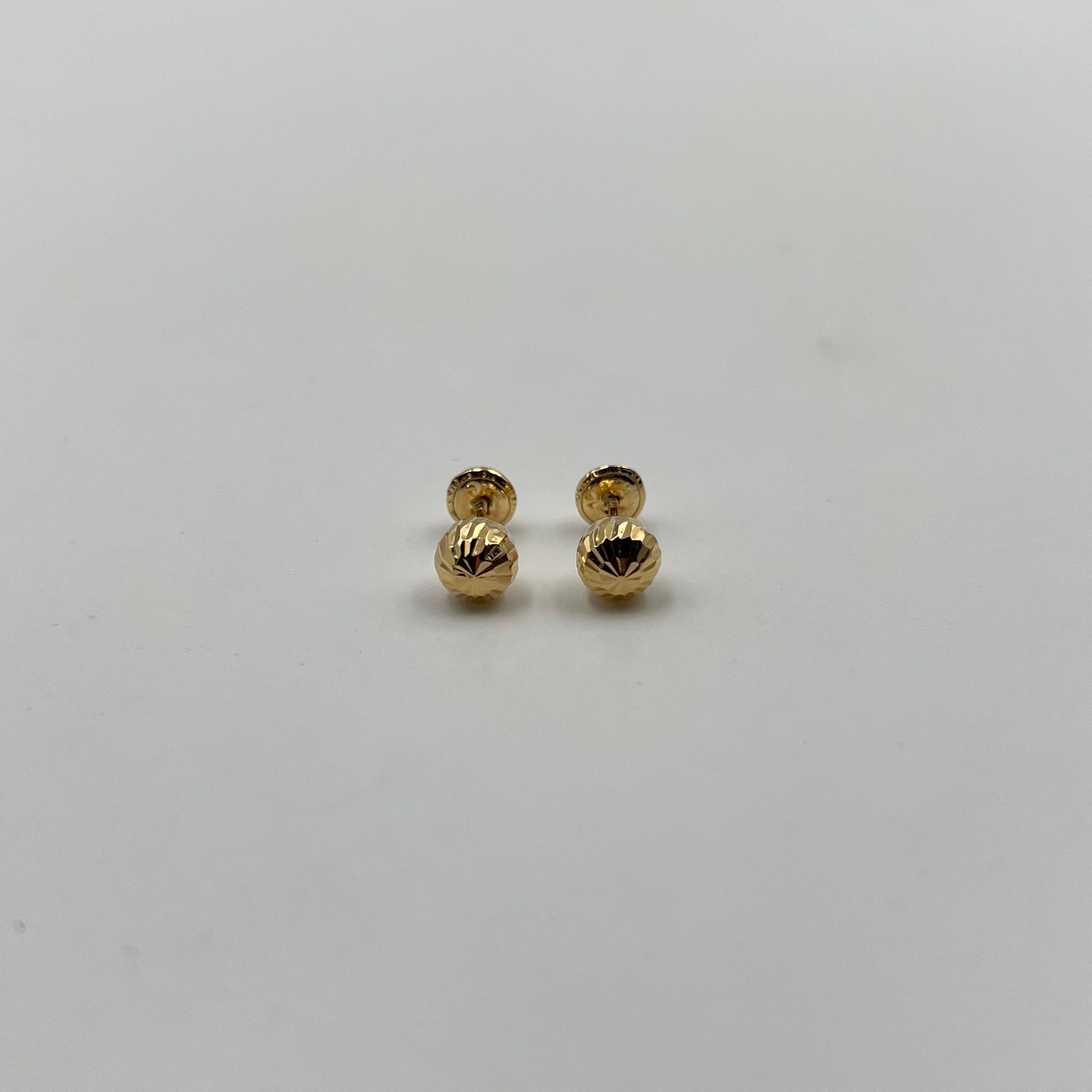 TOPOS BOLA DIAMANTADA ORO AMARILLO 18K 0,71 GR / 6 MM