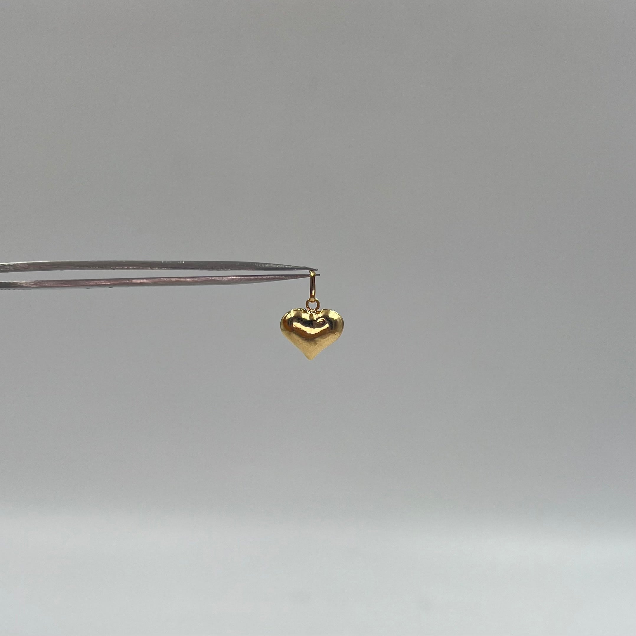 DIJE CORAZON  ORO AMARILLO 18K 0,61 GR / 11 MM / 1,2 CM