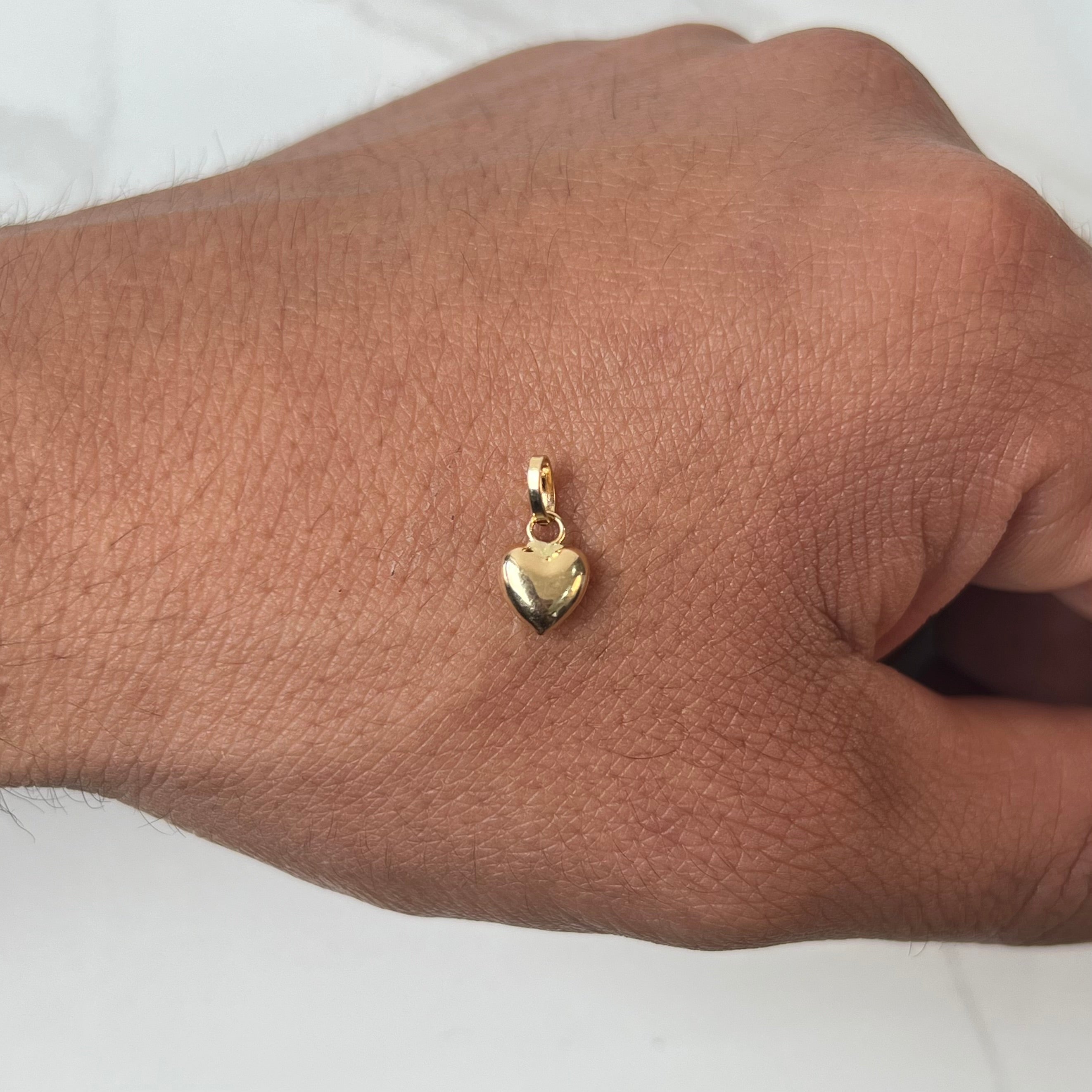 DIJE CORAZON  ORO AMARILLO 18K 0,33 GR / 6 MM / 1 CM