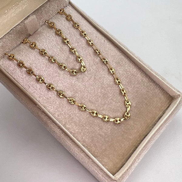 CADENA BABY GC REAZA ITALY ORO AMARILLO 18K +1 / 4,82 GR / 3 MM / 50 CM