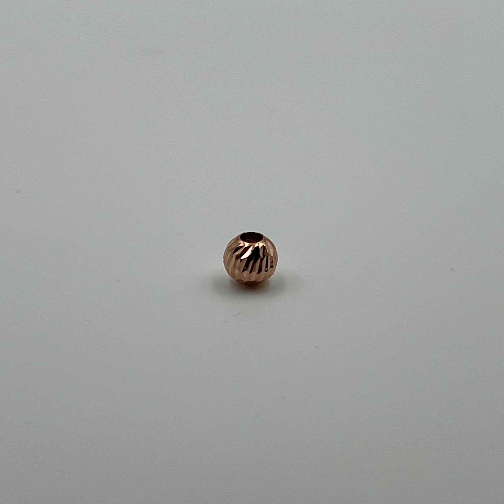 BOLA DIAMANTADA 5MM / NAC ORO ROSA