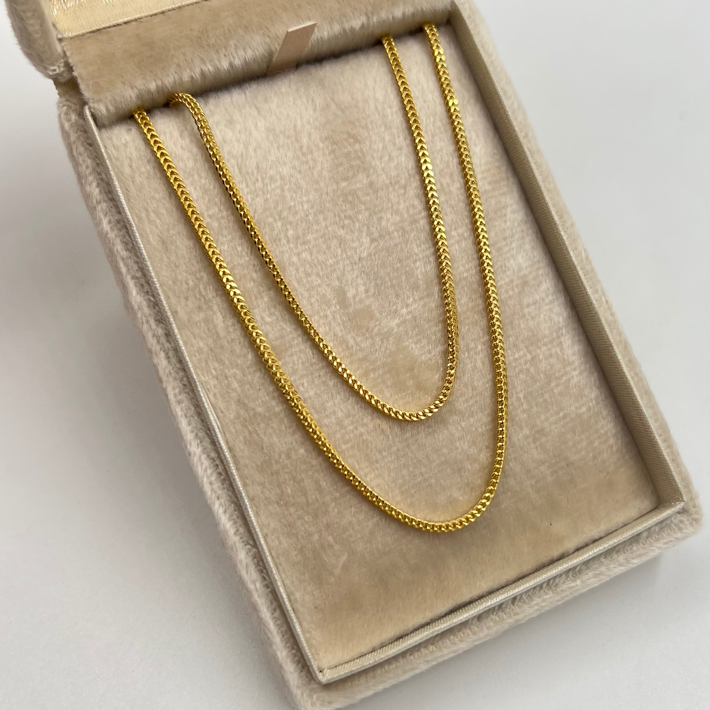 CADENA ITALY FRANCO  ORO AMARILLO 18K +3 / 4,37 GR / 1,6 MM / 60 CM