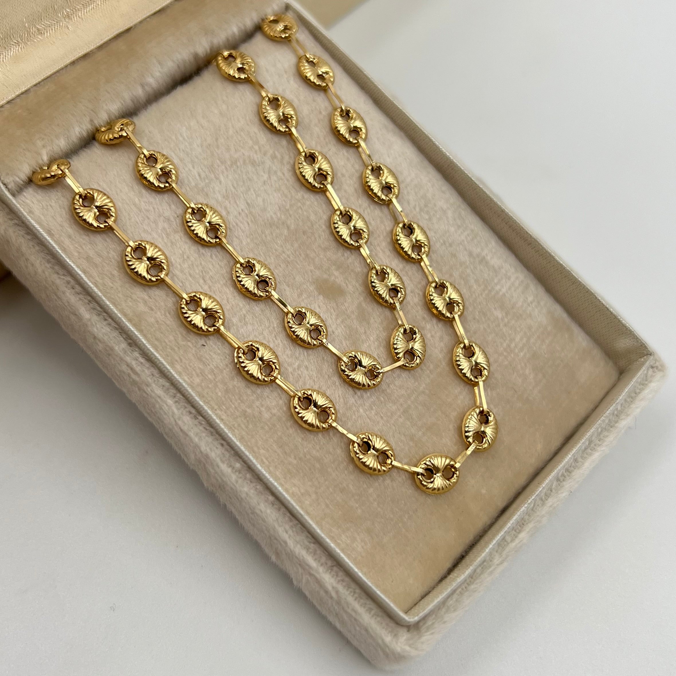 CADENA GC DIAMANTADA ORO AMARILLO 18K 8,66 GR / 5 MM / 50 CM