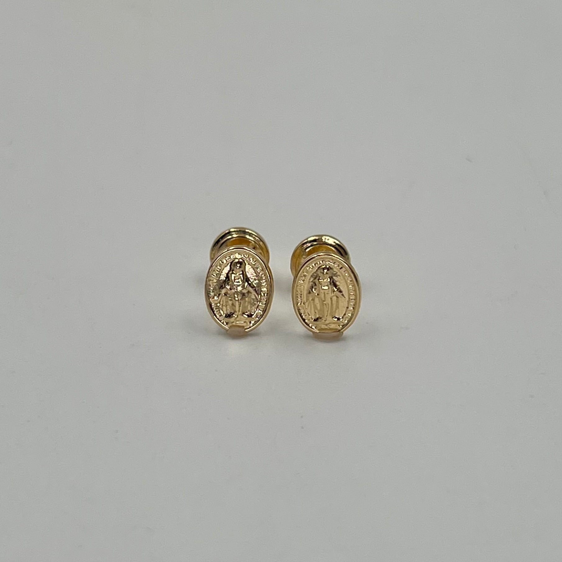 TOPOS VIRGEN DE LA  MILAGROSA ORO AMARILLO 18K 0,66 GR / 4 MM