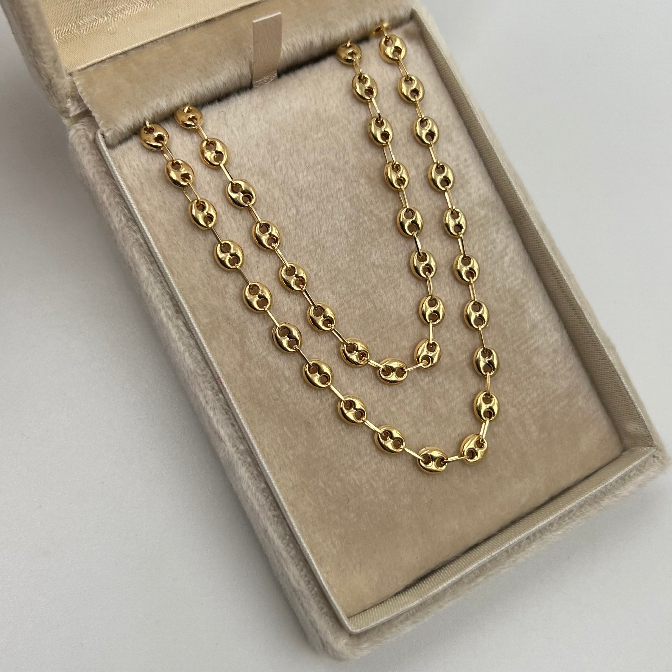 CADENA GC REAZA ITALY  ORO AMARILLO 18K 7,69 GR / 4 MM / 62 CM