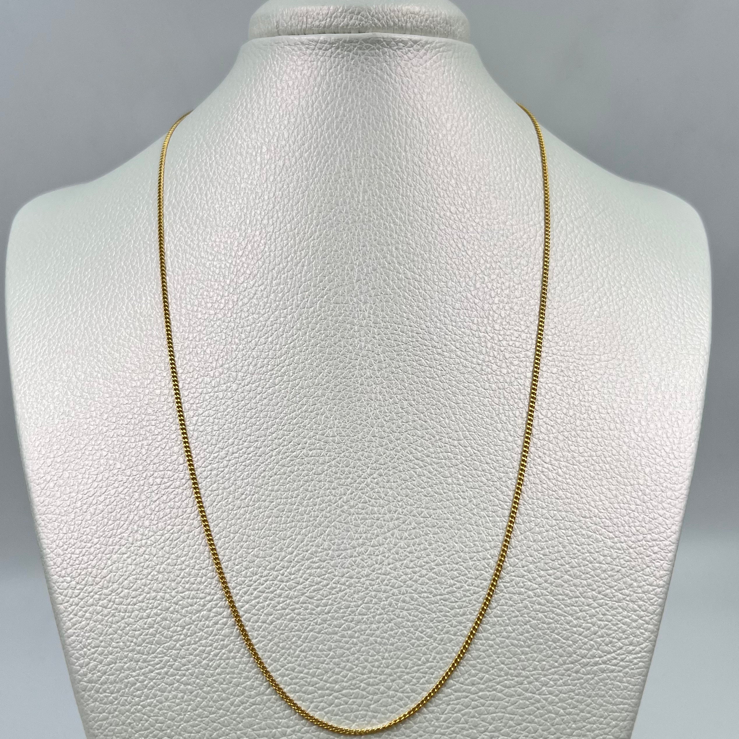 CADENA ITALY CUBANA  ORO AMARILLO 18K +3 / 1,9 GR / 1,4 MM / 50 CM