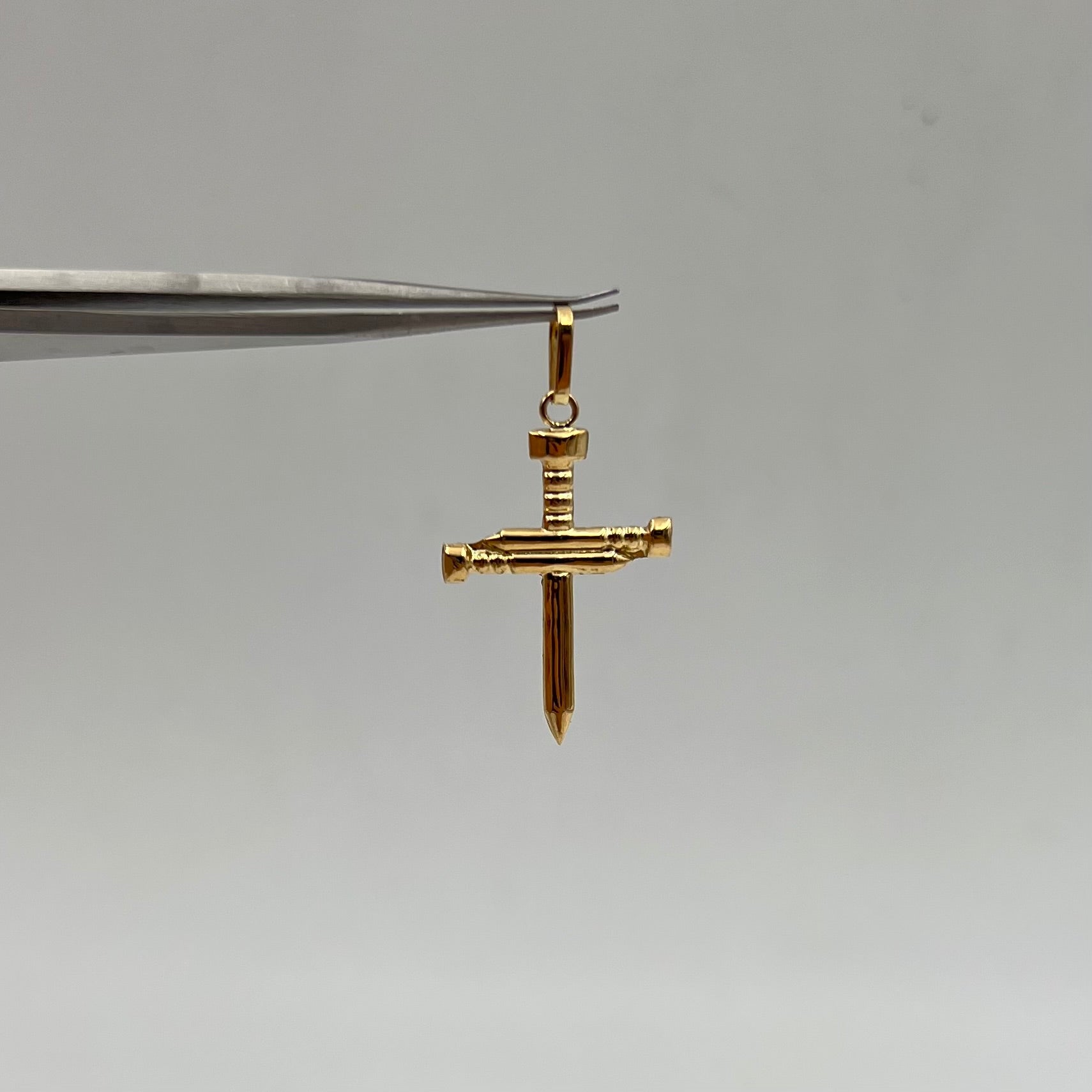 DIJE CRUZ ORO AMARILLO 18K 0,68 GR / 2 MM / 2,6 CM