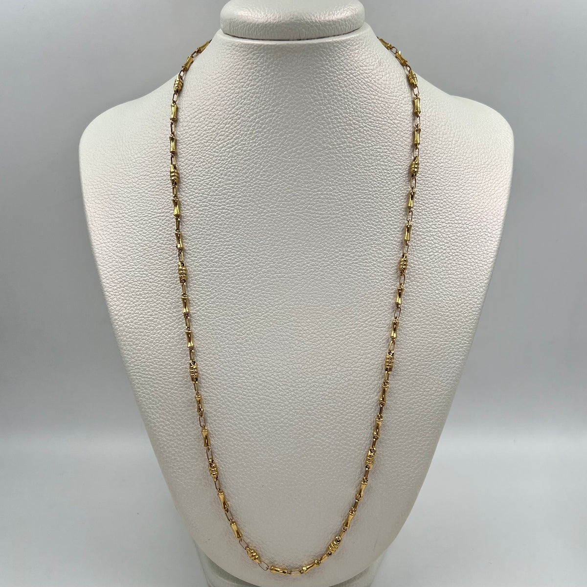 CADENA RUSTICA REAZA ITALY ORO AMARILLO 18K +1 / 7,08 GR / 3 MM / 60 CM