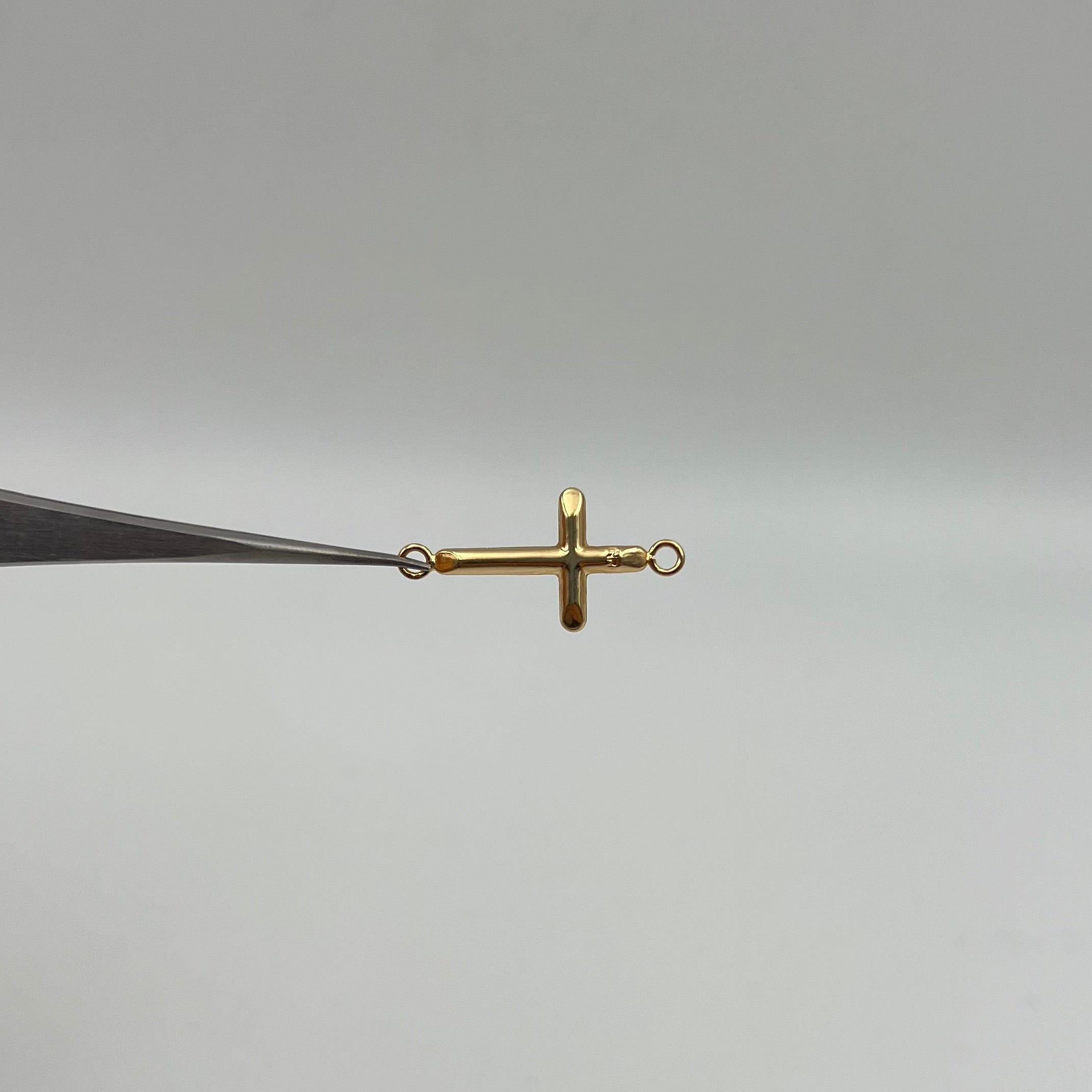 HERRAJE CRUZ ORO AMARILLO 18K 0,59 GR / 2,7 CM