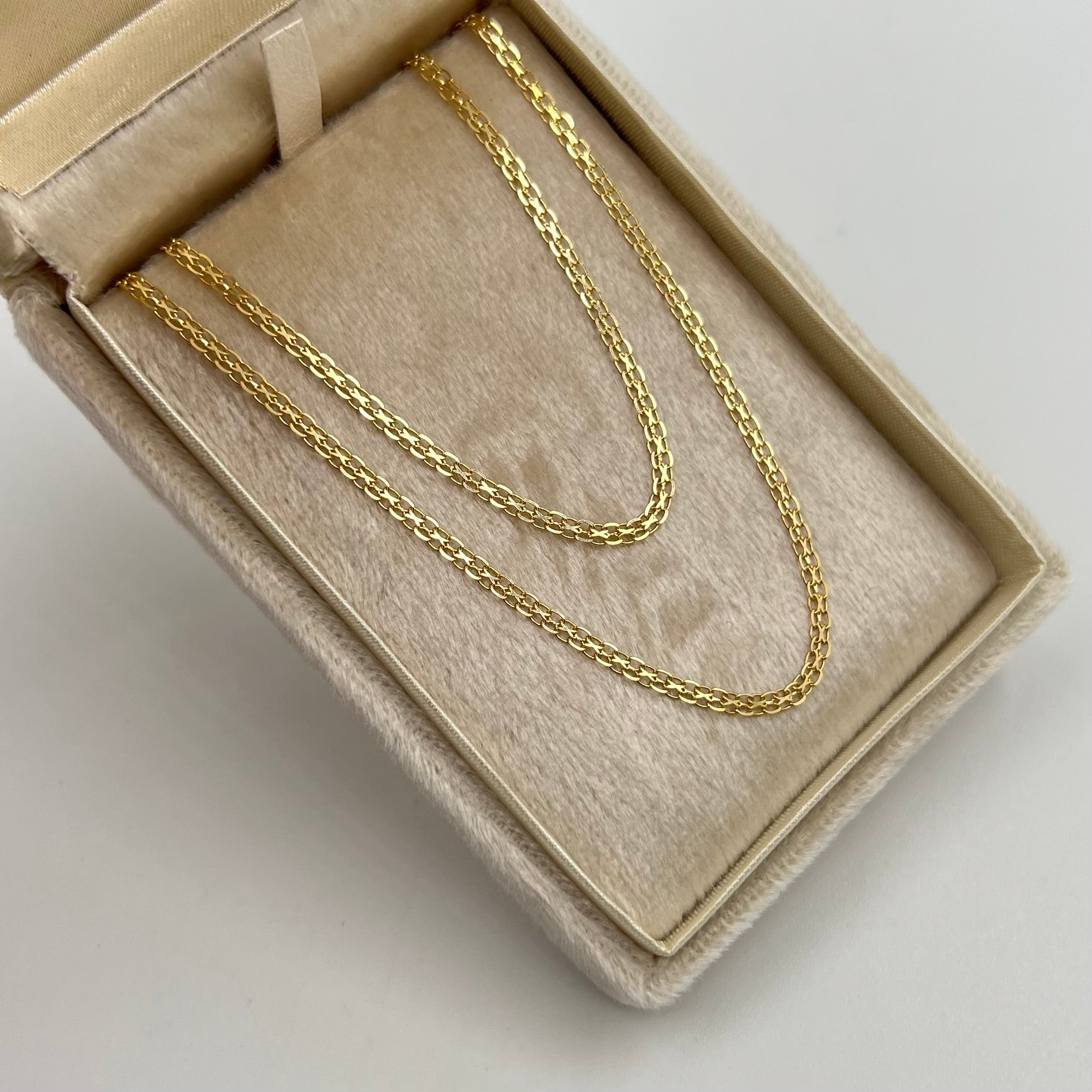 CADENA ITALY CHINA ORO AMARILLO 18K +1 / 3,74 GR / 2,2 MM / 60 CM