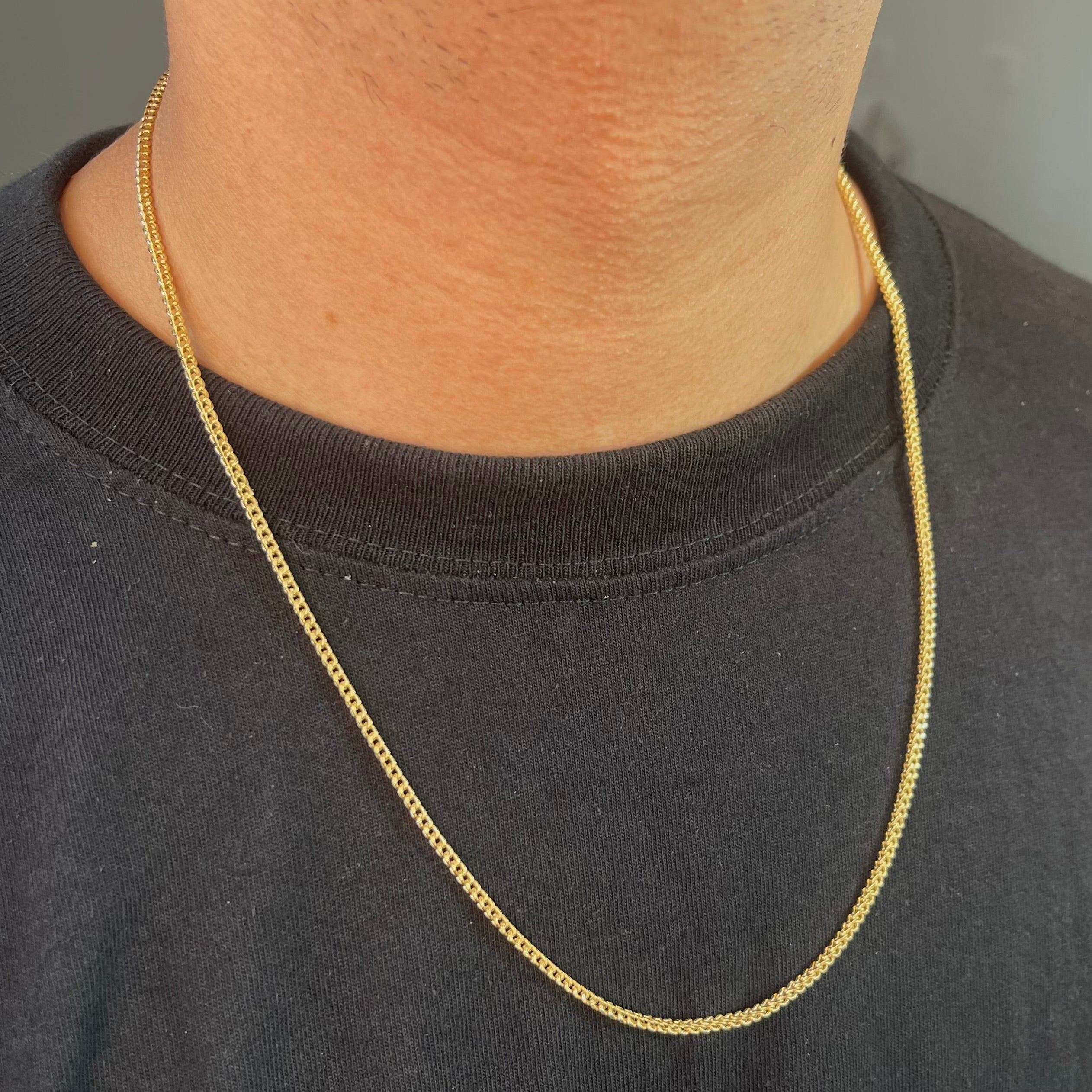 CADENA ITALY FRANCO ORO AMARILLO 18K +3 / 8,6 GR / 2,6 MM / 60 CM