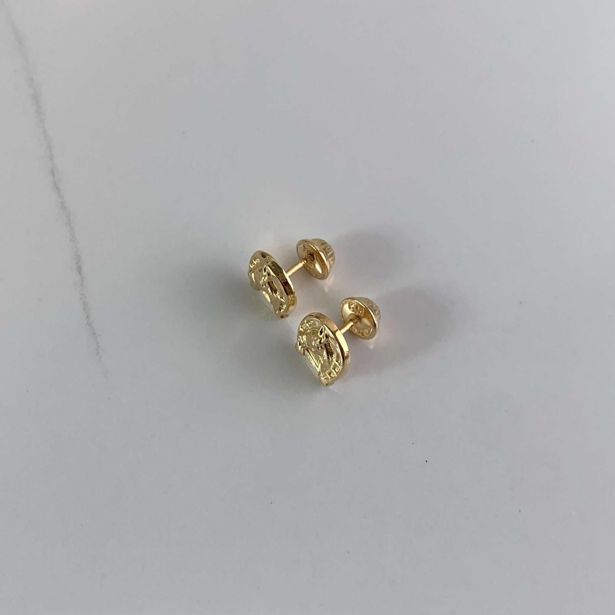 TOPOS HERRADURA DE CABALLO ORO AMARILLO 18K 0,77 GR / 8 MM