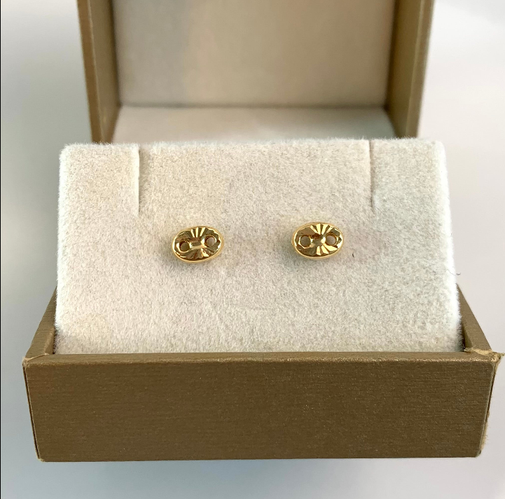 TOPOS GC DIAMANTADO ORO AMARILLO 18K 0,66 GR / 5 MM
