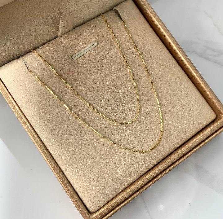 CADENA ITALY VENECIANA  ORO AMARILLO 18K +3 / 1,35 GR / 0,6 MM / 50 CM