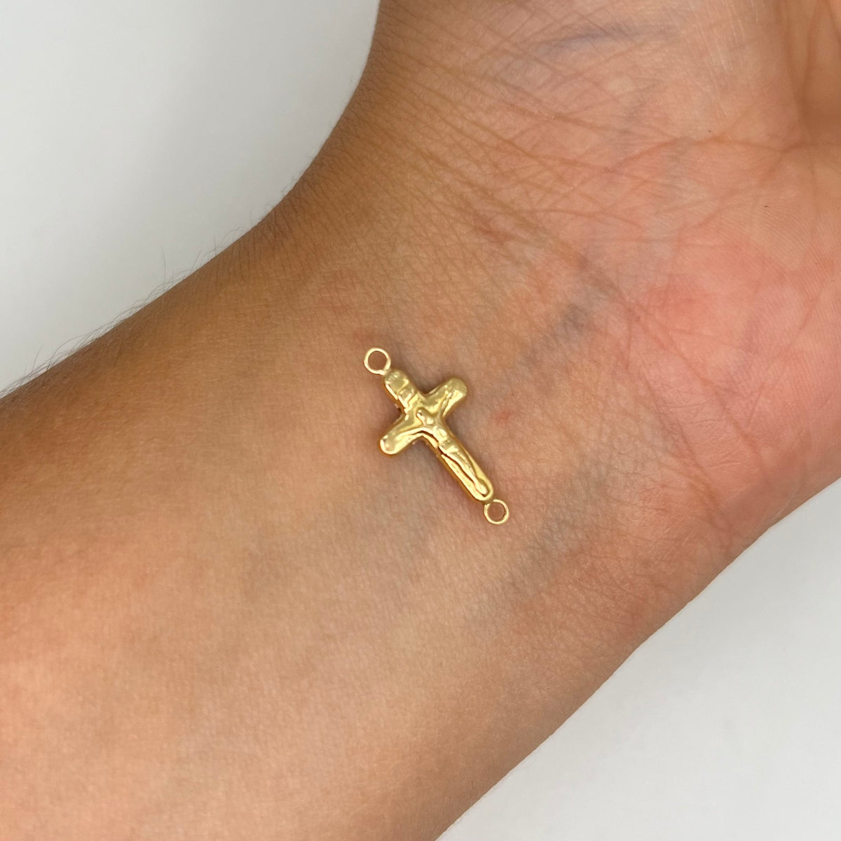 HERRAJE CRUZ JESUS ORO AMARILLO 18K 0,37 GR / 2 CM