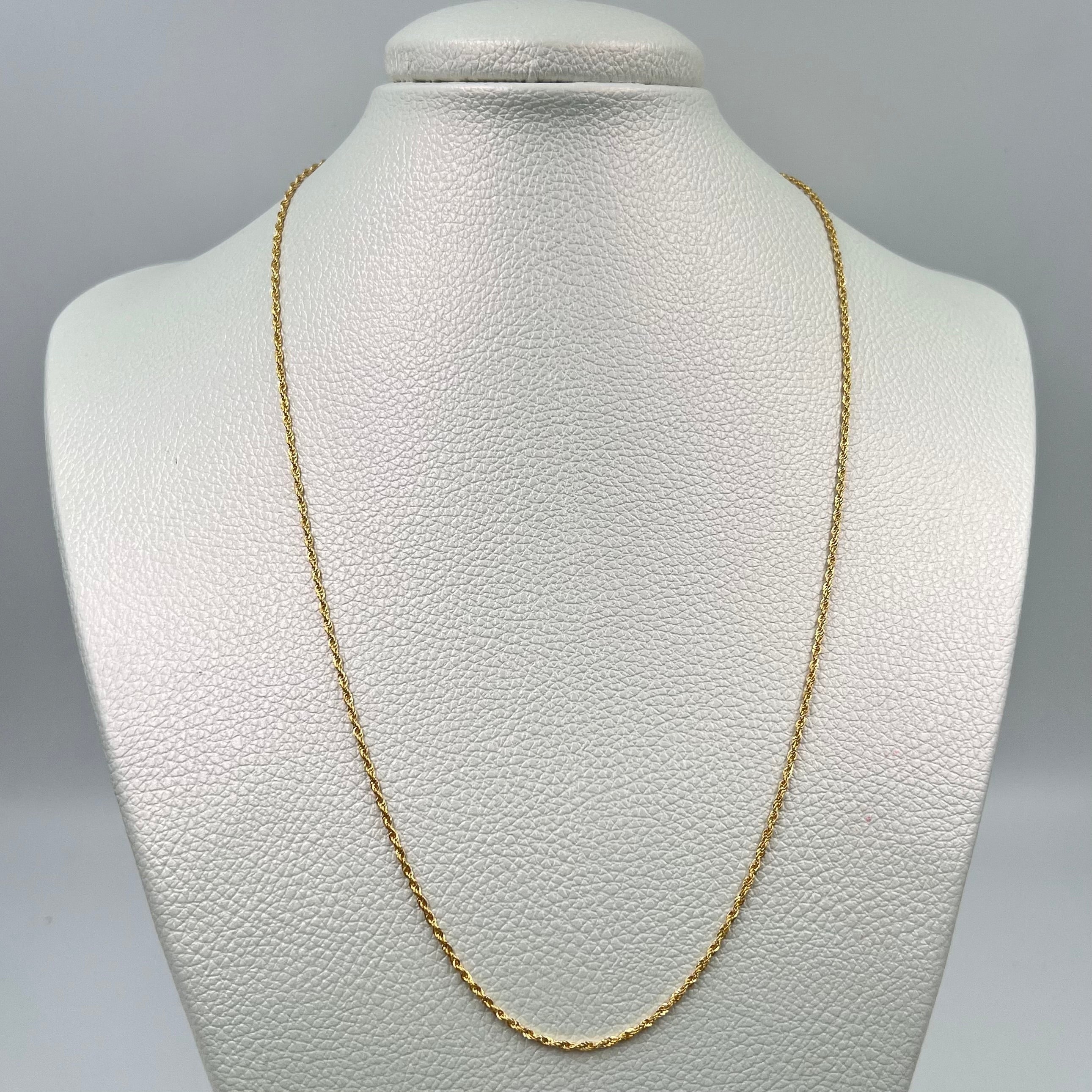 CADENA ITALY MINI LAZO (PROMO) ORO AMARILLO 18K +3 / 0,59 GR / 1 MM / 50 CM