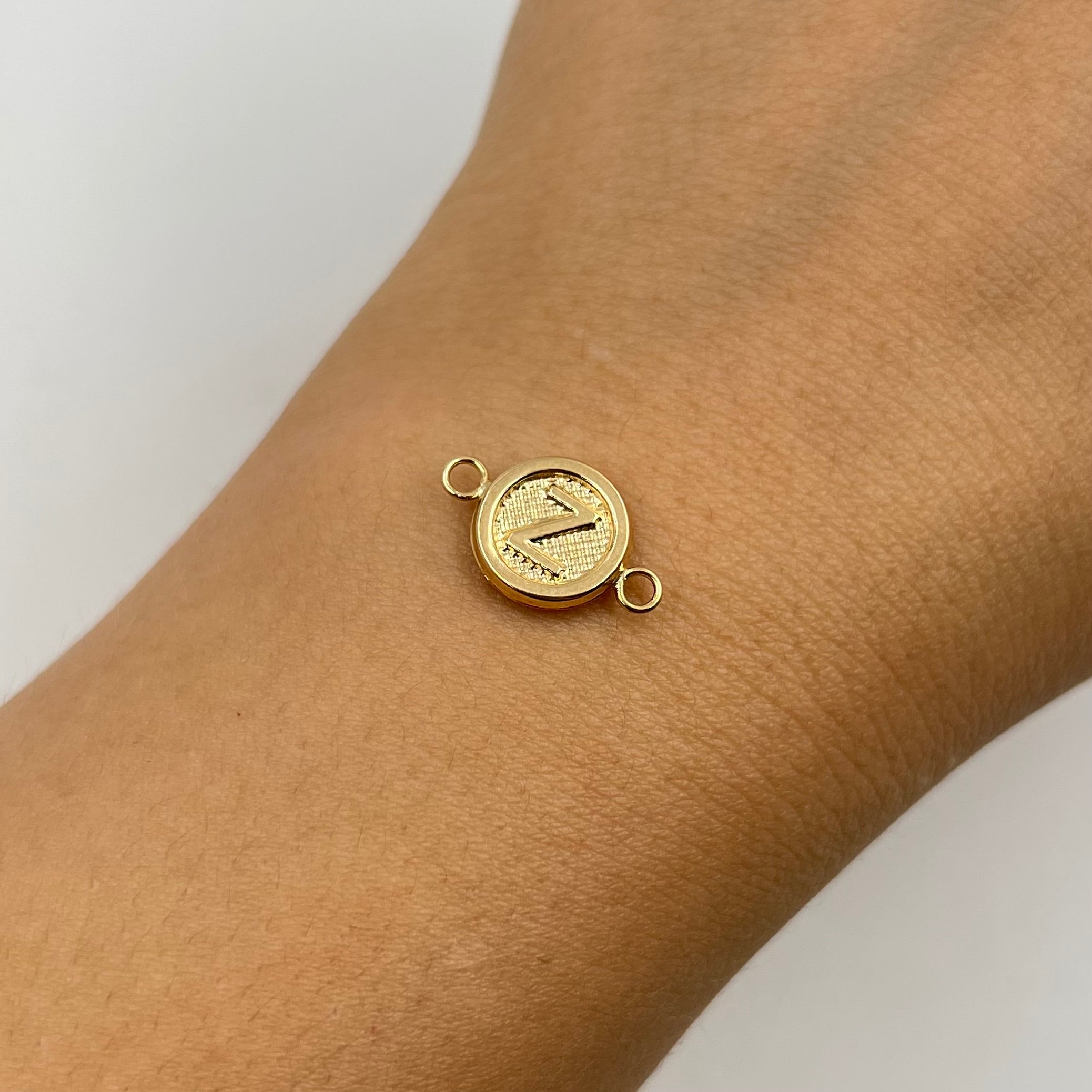 HERRAJE LETRA Z ORO AMARILLO 18K 0,52 GR / 1,6 CM