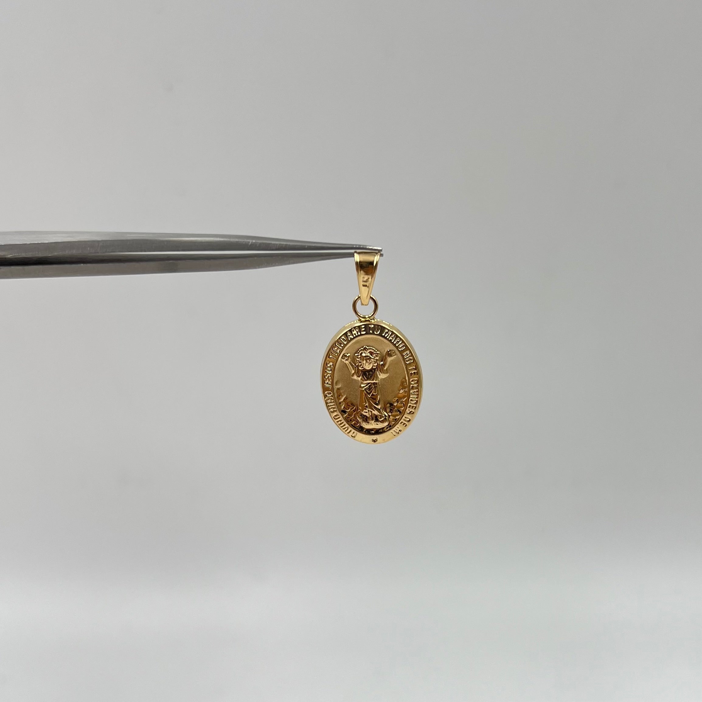 DIJE DIVINO NIÑO ORO AMARILLO 18K 1,15 GR / 14,4 MM / 2,1 CM