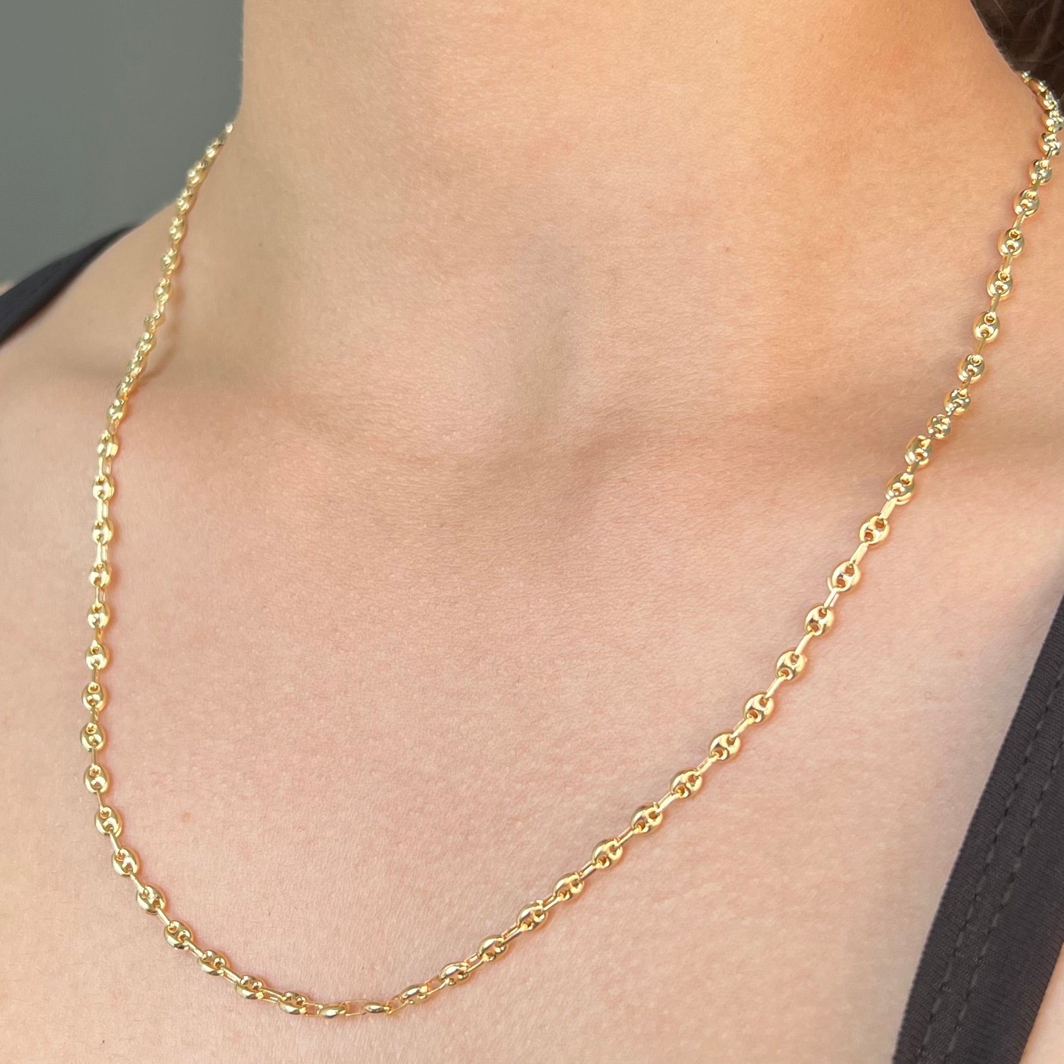 CADENA BABY GC REASA ITALIANA  ORO AMARILLO 18K +1 / 5,8 GR / 3 MM / 50 CM