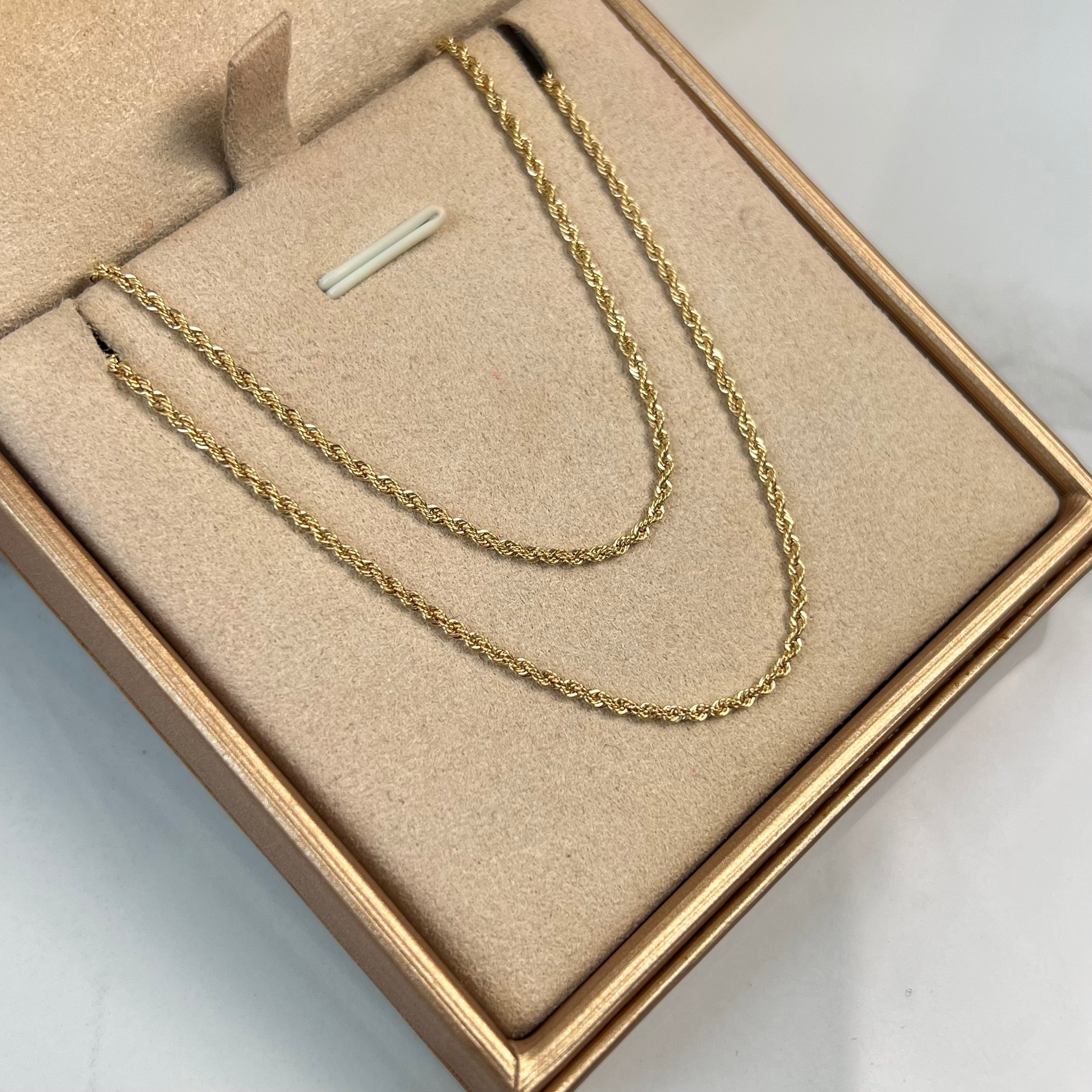 CADENA ITALY LAZO ORO AMARILLO 18K +3 / 4,09 GR / 2 MM / 60 CM