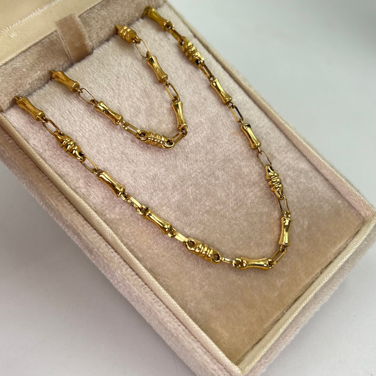 CADENA RUSTICA REAZA ITALY ORO AMARILLO 18K +1 / 7,08 GR / 3 MM / 60 CM