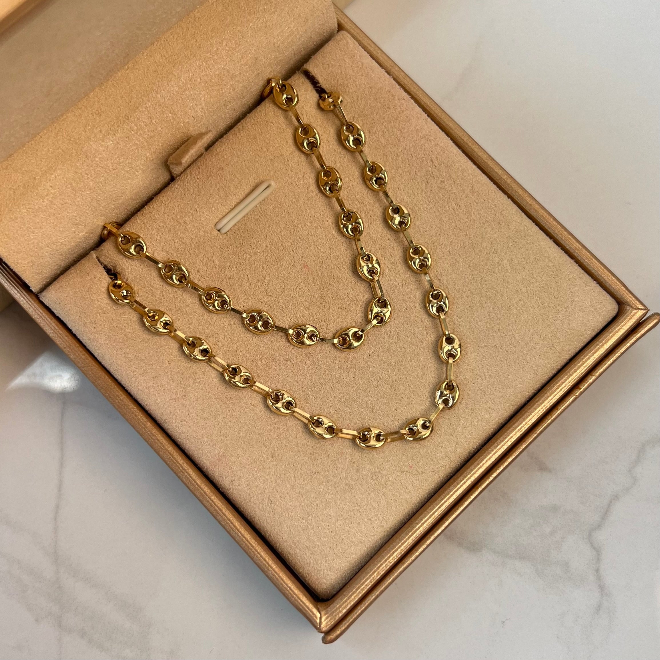 CADENA GC ORO AMARILLO 18K 8,15 GR / 4,5 MM / 62 CM