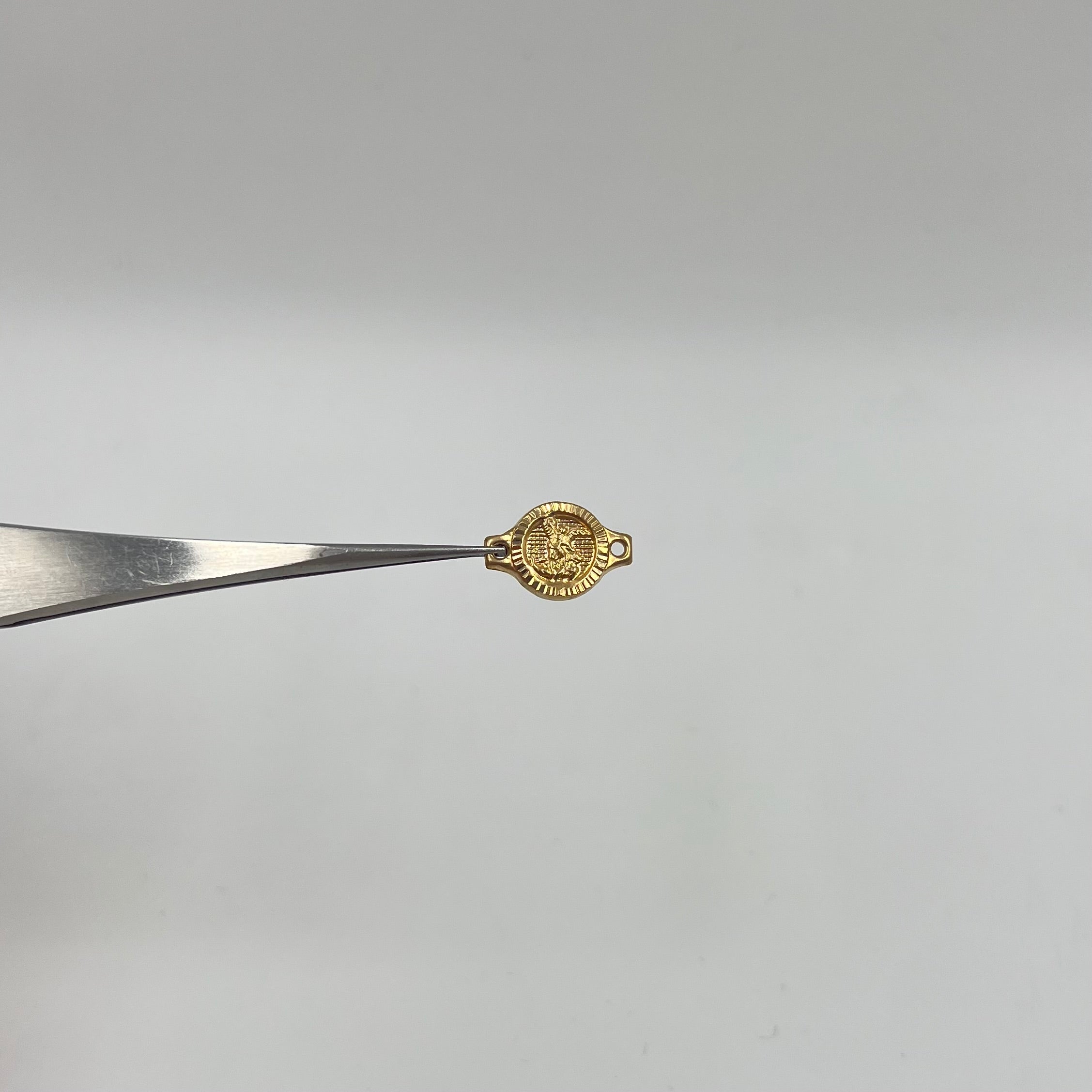 HERRAJE SAN MIGUEL ARCANGEL ORO AMARILLO 18K 0,65 GR / 1,4 CM