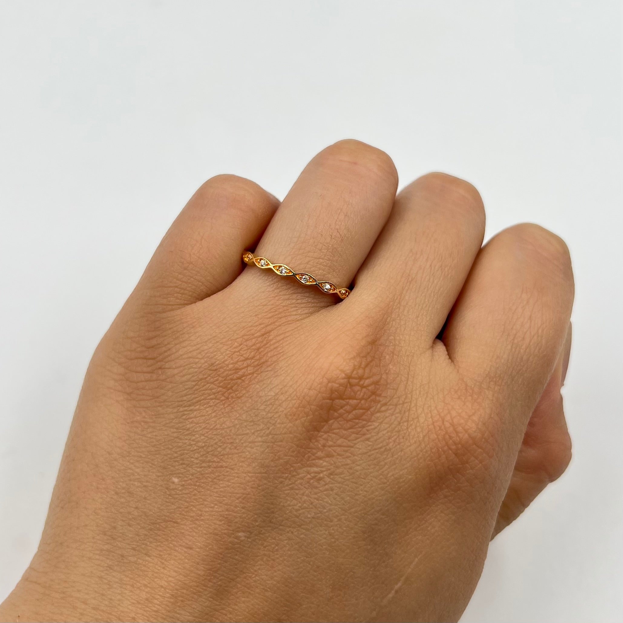 ANILLO CHURUMBELA  ORO AMARILLO 18K / TALLA 7/5 / 1,71 GR / 2 MM