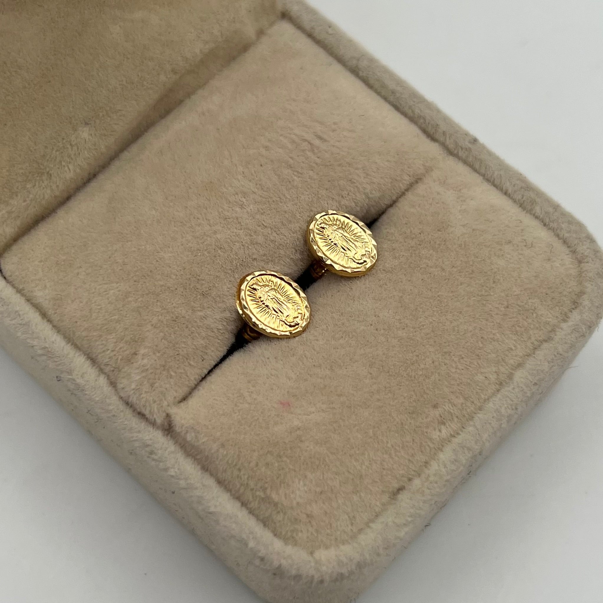 TOPOS VIRGEN DE GUADALUPE  ORO AMARILLO 18K 0,87 GR / 6 MM