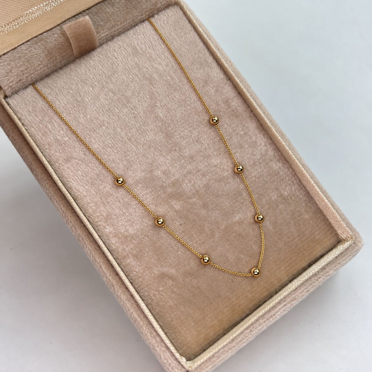 CADENA ITALY VENECIANA ESPECIAL BOLA LISA  GRADUABLE ORO AMARILLO 18K +3 / 0,68 GR / 0,5 MM / 45 CM