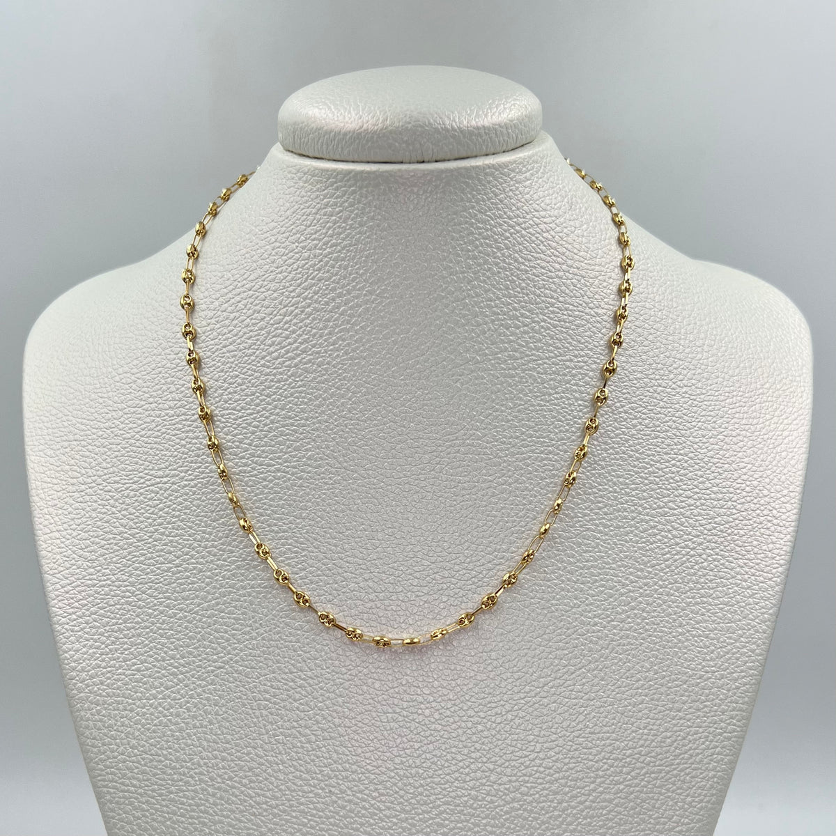 CADENA BABY GC REAZA ITALY ORO AMARILLO 18K +1 / 3,27 GR / 3 MM / 40 CM