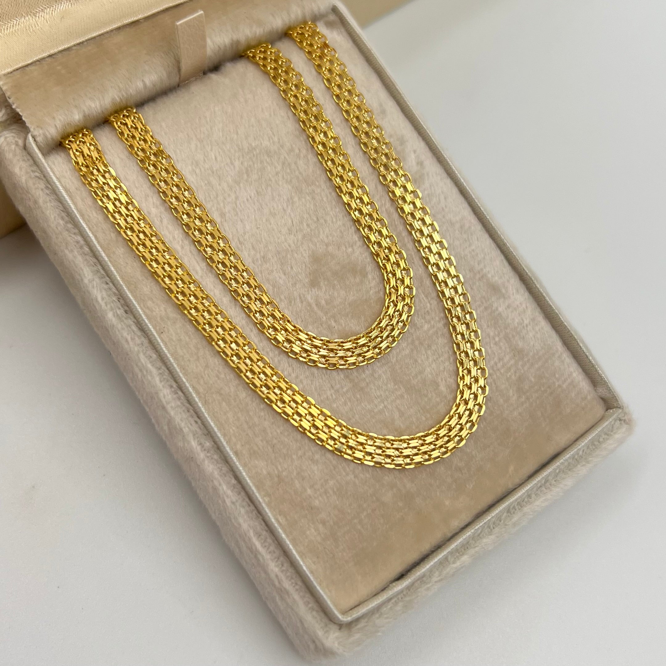 CADENA ITALY CHINA ORO AMARILLO 18K +3 / 7,4 GR / 5 MM / 60 CM