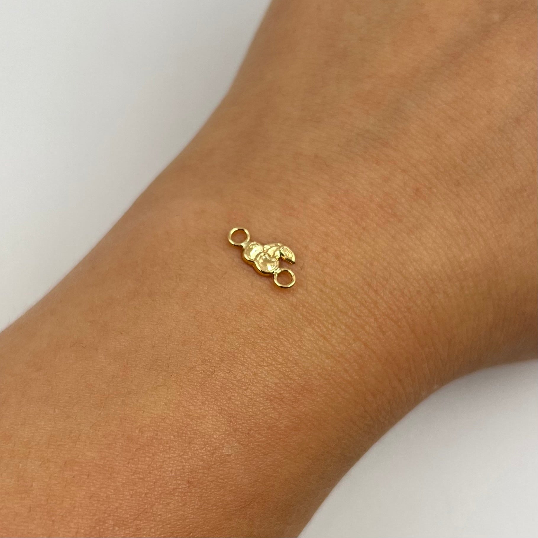 HERRAJE CEREZA  ORO AMARILLO 18K 0,23 GR / 1,1 CM